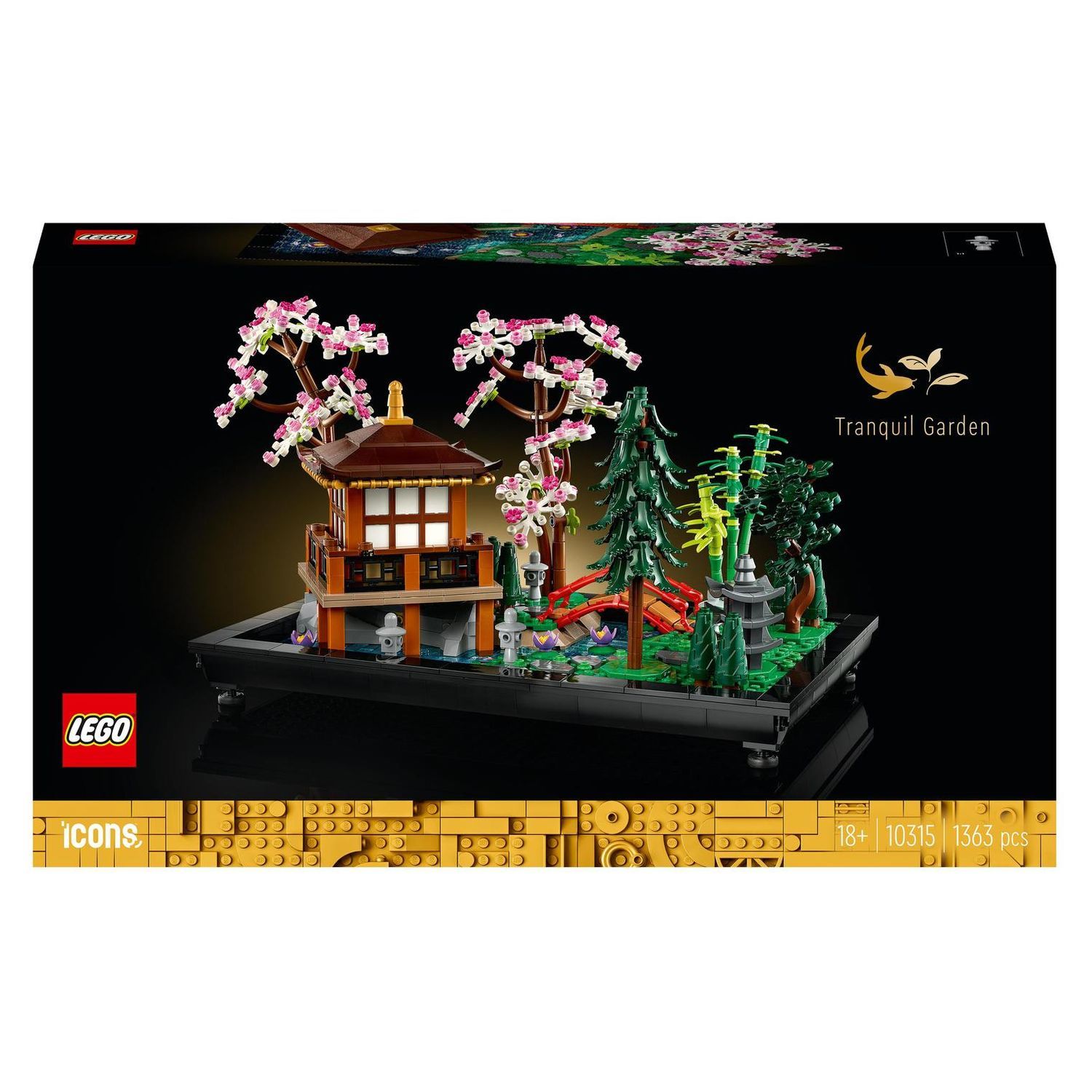 LEGO LEGO Icons 10315 Le Jardin Paisible, Kit de Jardinage Botanique Zen  pour Adultes, Cadeau pour Femmes, Hommes pas cher 