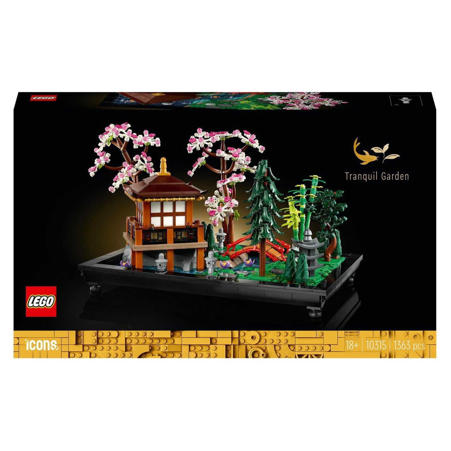 LEGO 10315 Icons Le Jardin Paisible, Kit de Jardinage Botanique