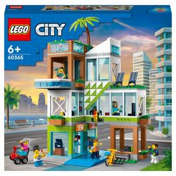 LEGO City 60365 - L'Immeuble d'Habitation, Maquette Modulaire avec  Chambres, Magasin, Jouet de Vélo et 6 Minifigurines pas cher 