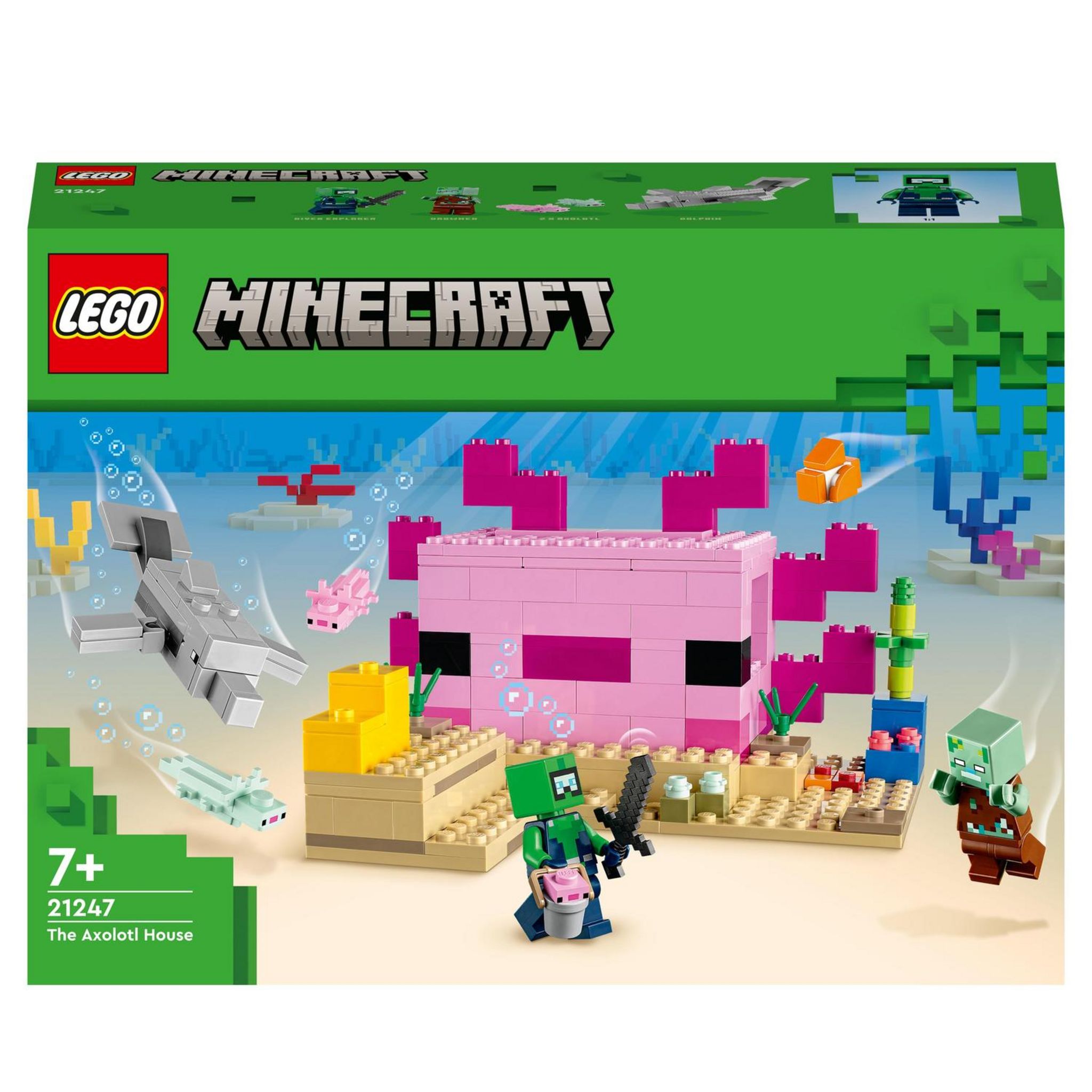 LEGO 21178 Minecraft Le Refuge du Renard, Jouet de Construction de Maison &  21240 Minecraft Aventures dans Le Marais, Jouet De Construction, avec  Figurines Alex Et Zombie dans Le Biome : : Jeux et Jouets