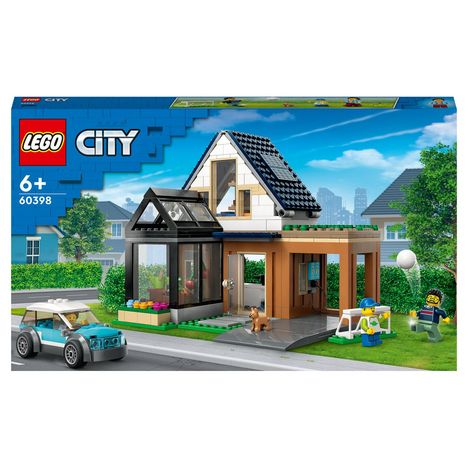 LEGO® City 60398 La maison familiale et la voiture électrique