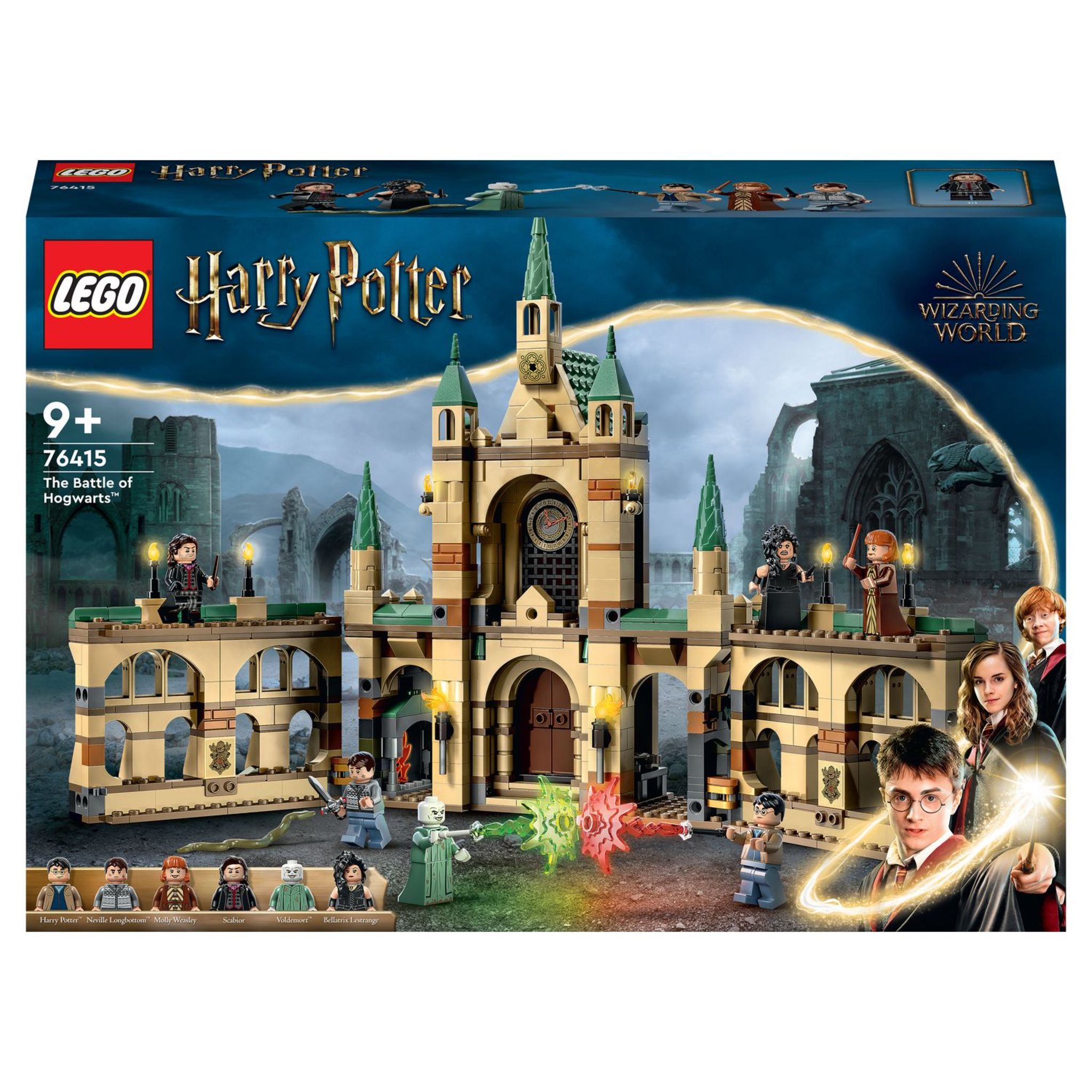 LEGO Harry Potter 76415 - La Bataille de Poudlard, Jouet de Château avec  Minifigurines Voldemort, Molly Weasley et Bellatrix Lestrange plus l'Épée  de Gryffondor pas cher 
