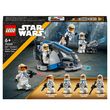 lego lego star wars 75359 pack de combat des clone troopers de la 332e compagnie d’ahsoka, jouet avec véhicule speeder