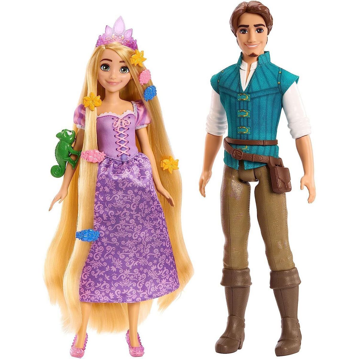 MATTEL Figurines Raiponce et Flynn pas cher 