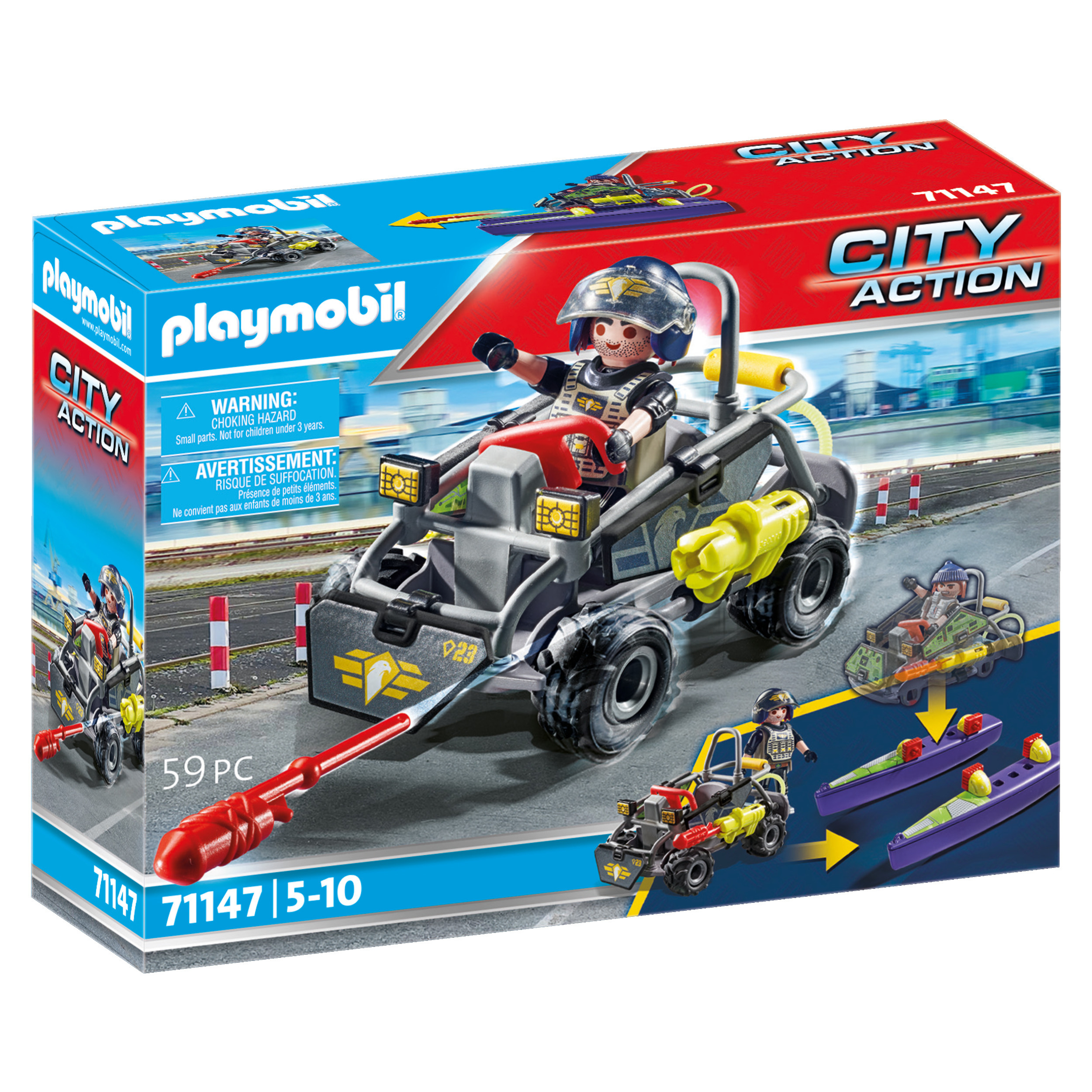 71147 - City Action - Quad Transformable Bandit