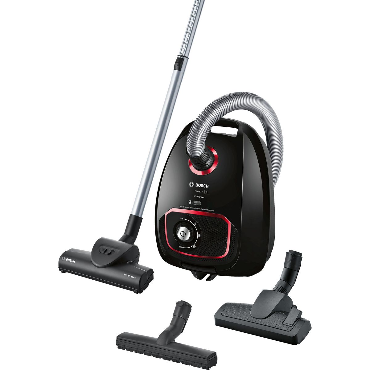 BOSCH Aspirateur traîneau avec sac BGLS4POW2 - Noir pas cher