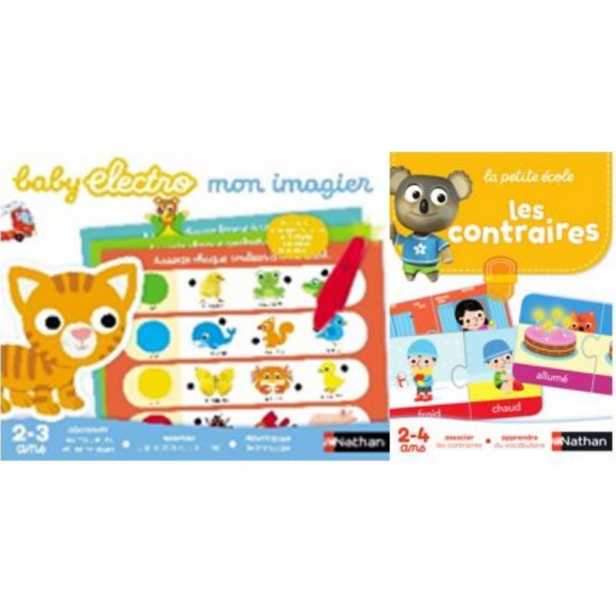 Nathan - Baby electro mon imagier - Jeu éducatif électronique - De 2 à 3 ans