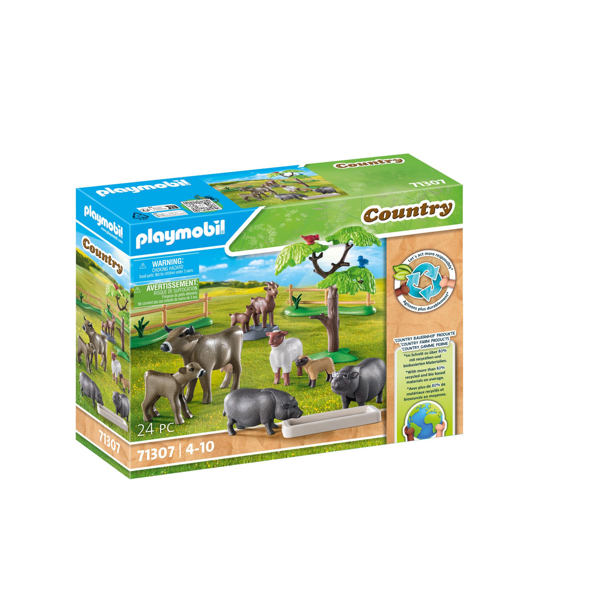 Acheter Playmobil Ferme familiale pour chats de Playmobyl 71309