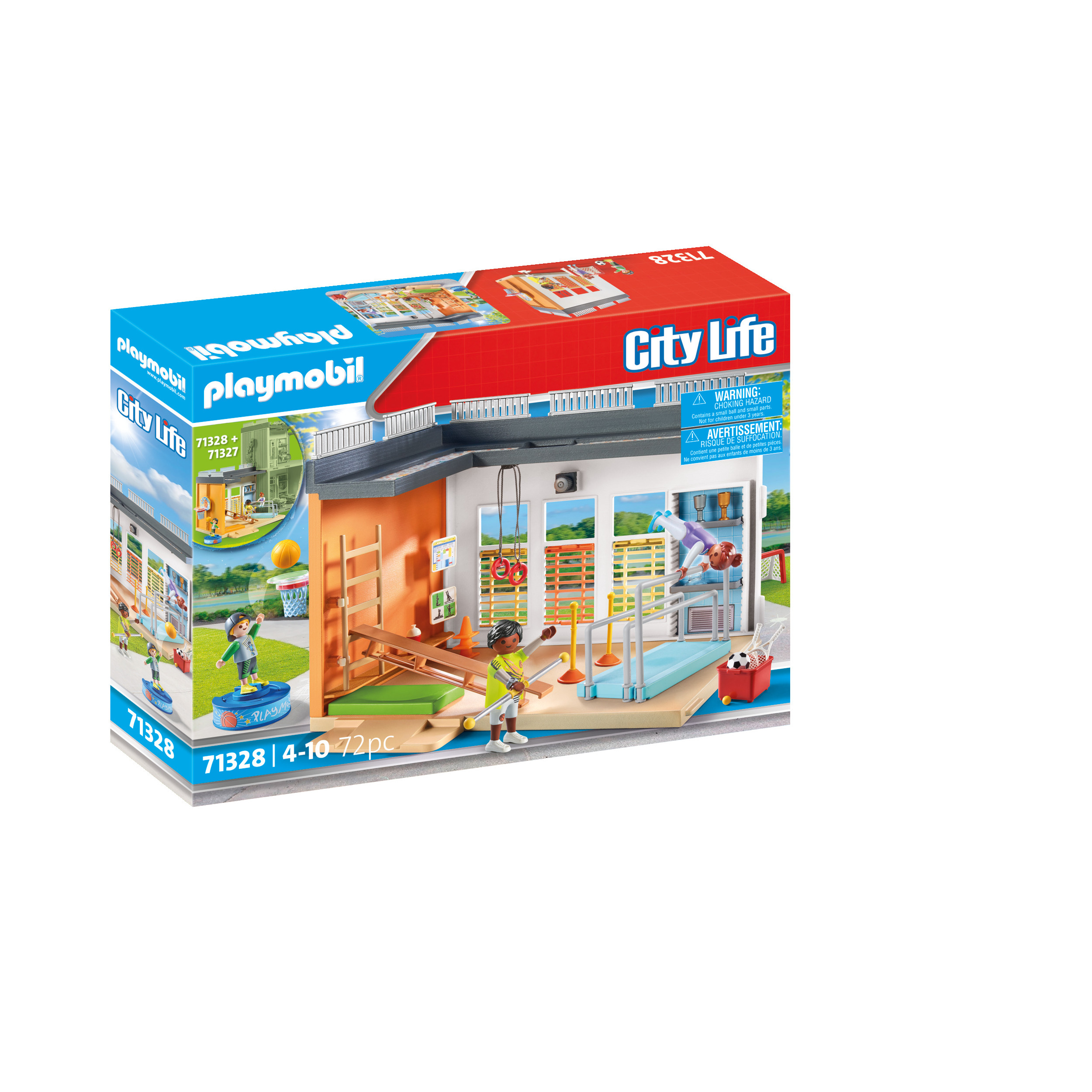 PLAYMOBIL 71328 Salle de sport- City Life - L'école - Aimer apprendre  Univers scolaire - Cdiscount Jeux - Jouets