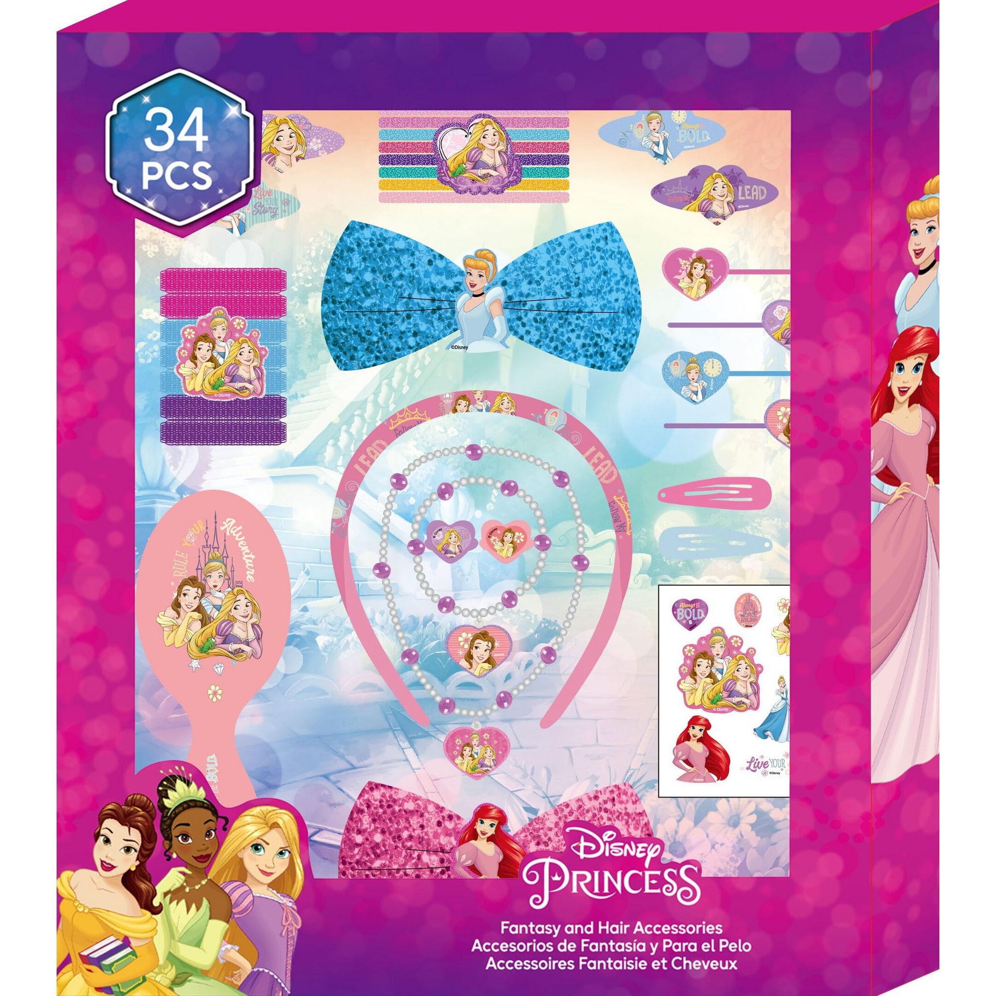 Accessoires de bijoux Disney Wish pour filles, ornements de