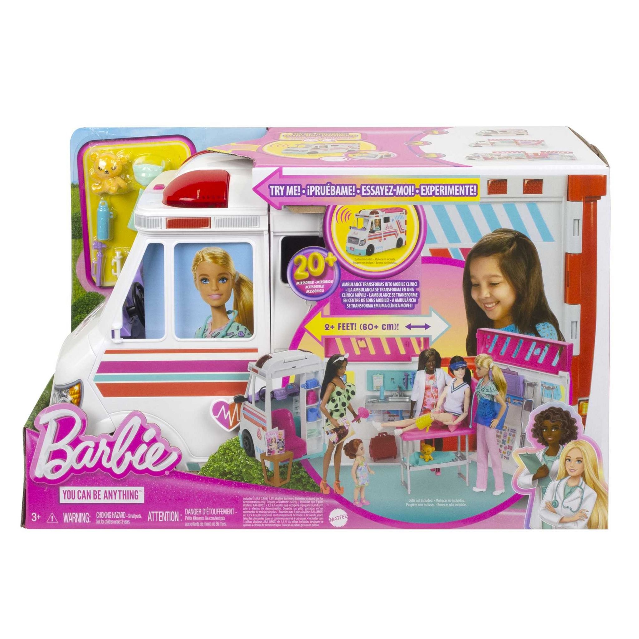 MATTEL Vehicule Medical Barbie pas cher Auchan