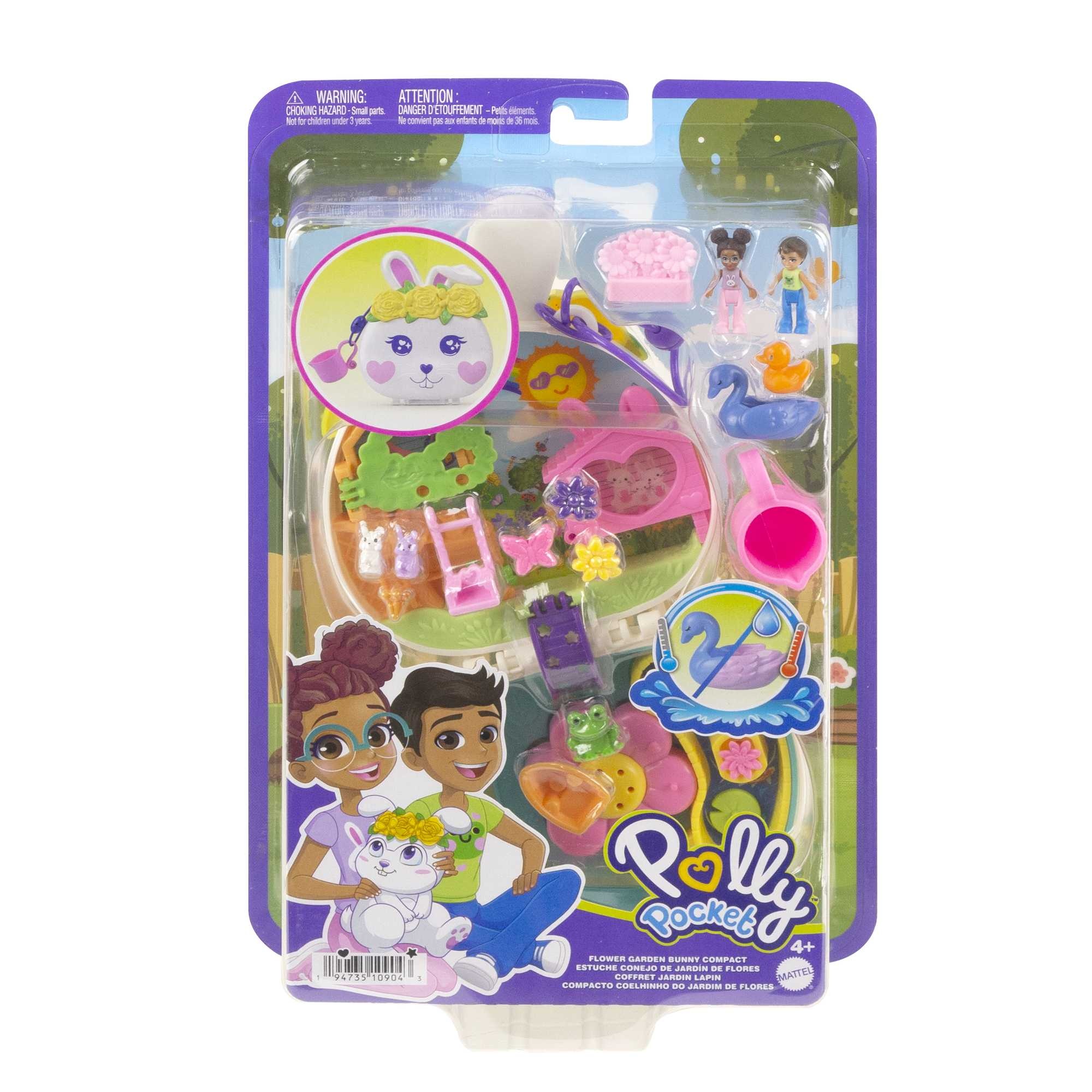 POLLY POCKET Mini poupée Polly Pocket - Coffret chat restaurant pas cher 