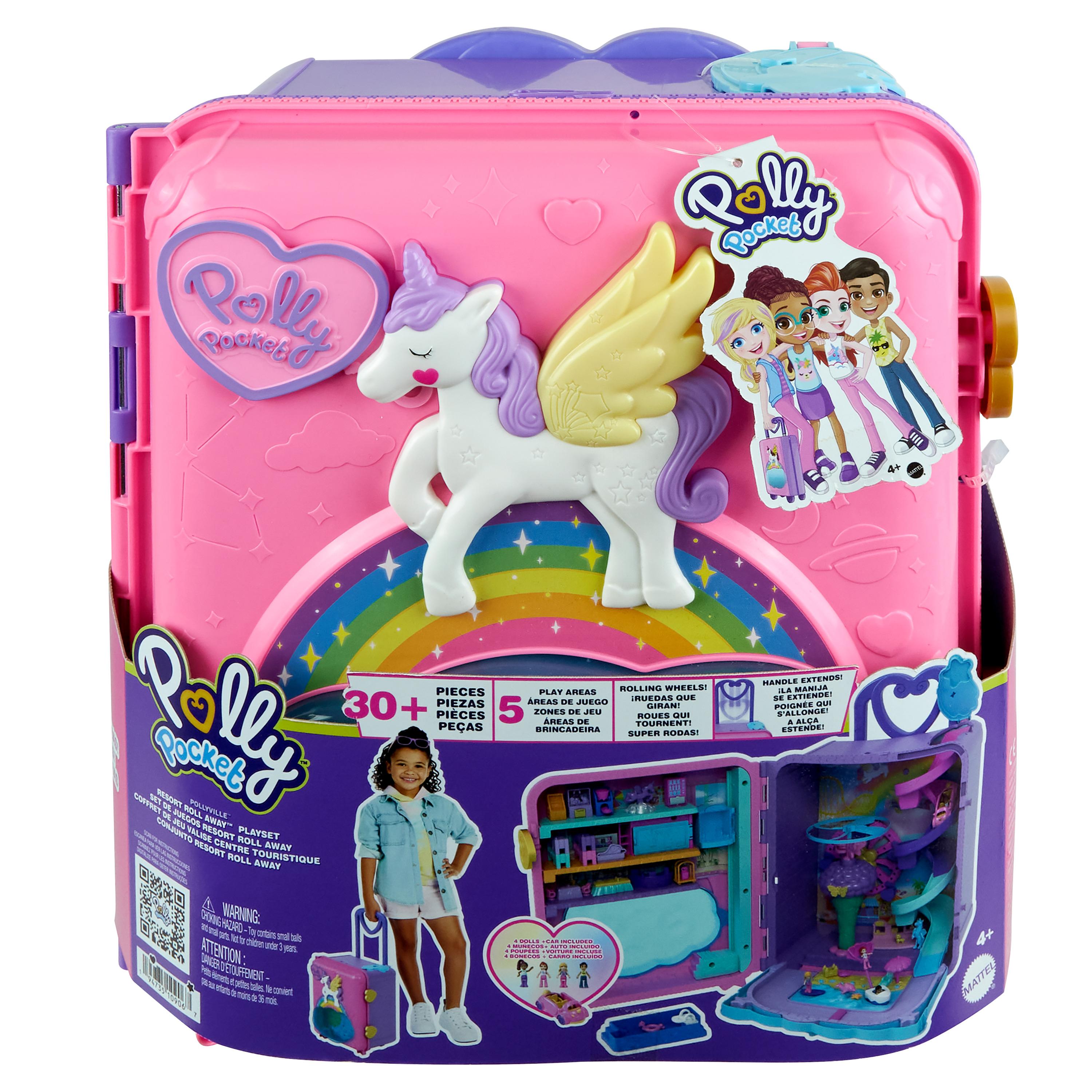 Promo POLLY POCKET SALON LICORNE ARC-EN-CIEL chez E.Leclerc