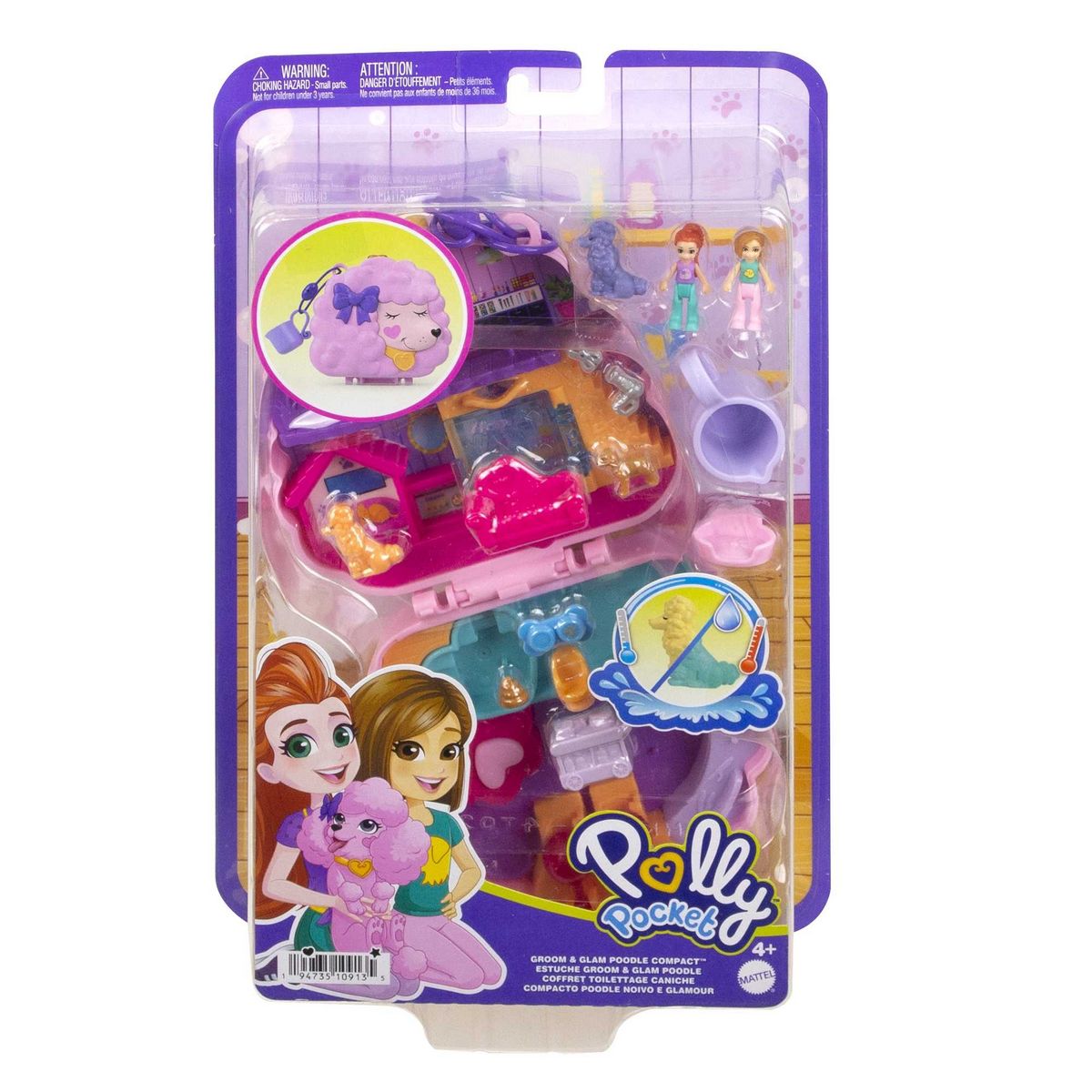 Polly Pocket - Salon de Coiffure Licorne Arc-en-ciel - Coffret Mini  Figurines - 4 ans et + au meilleur prix