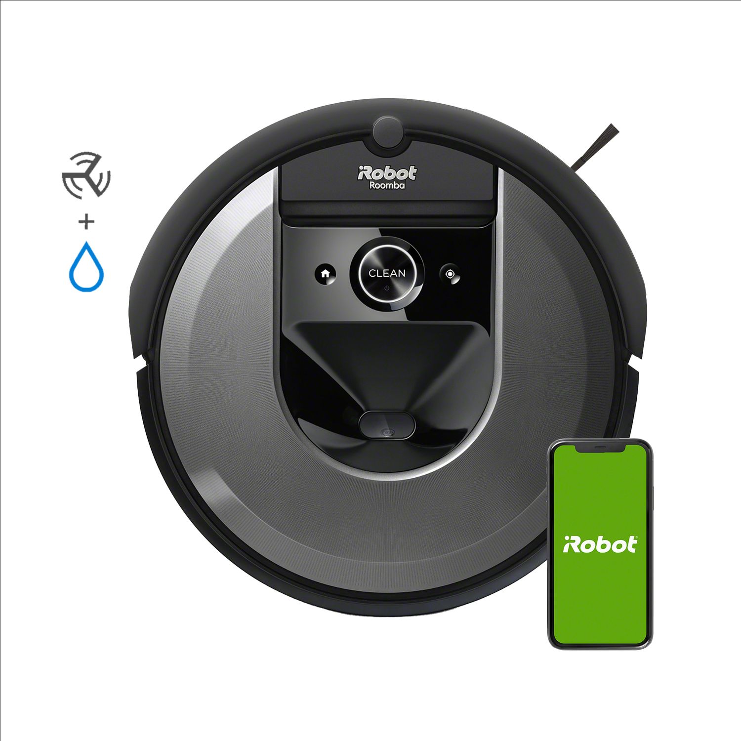 Aspirateur robot et laveur 2-en-1 iRobot Roomba Combo j5 Noir