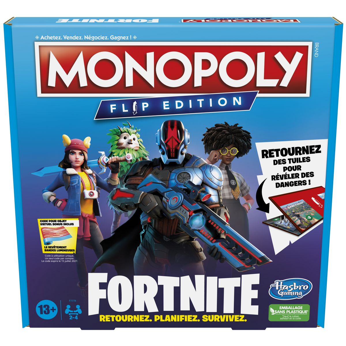 HASBRO Jeu Monopoly Fortnite pas cher 