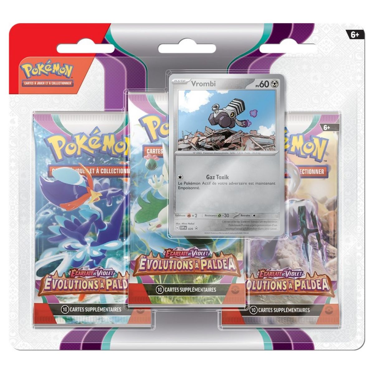 ASMODEE Booster Cartes Pokémon Ecarlate et Violet pas cher 