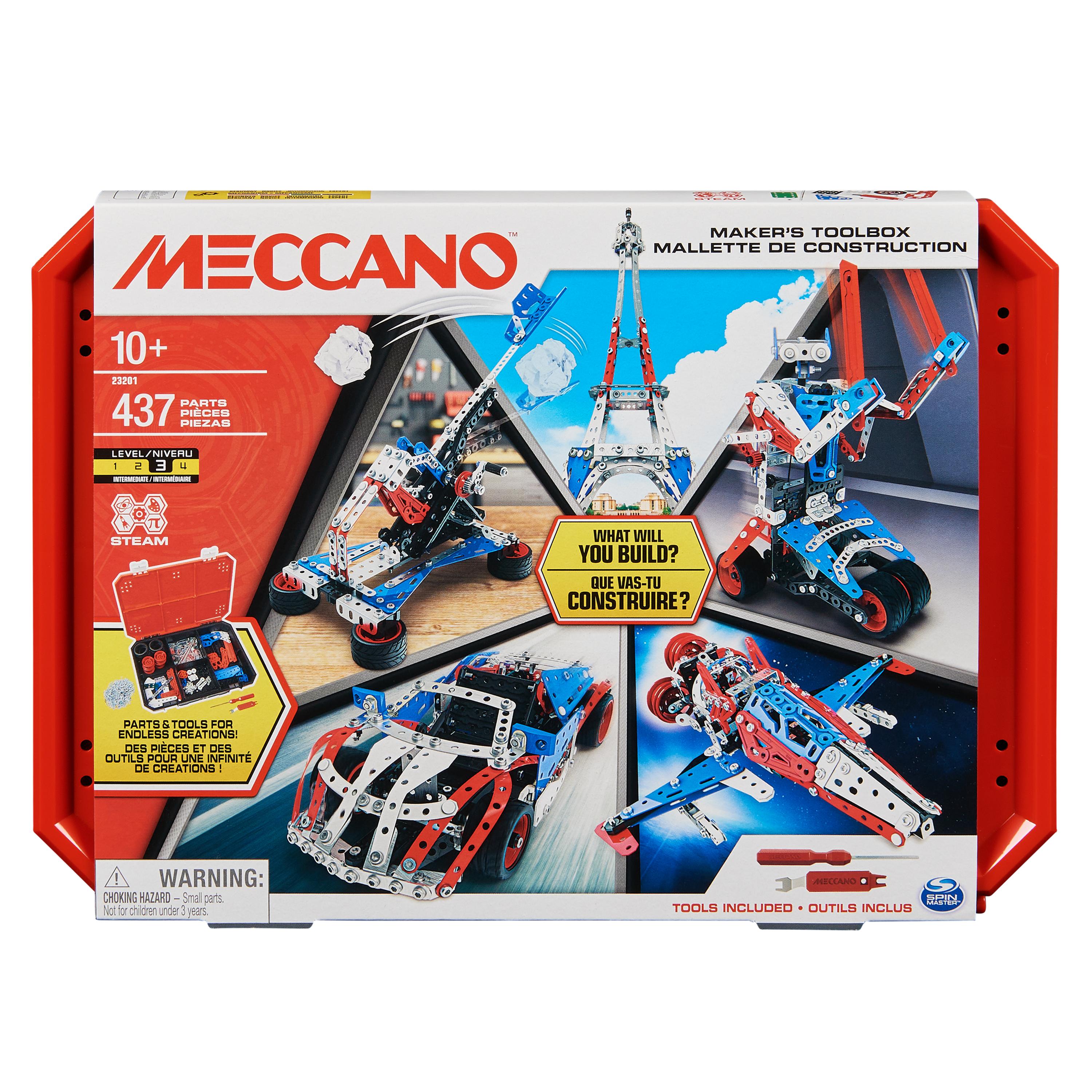 16€ sur Jeu de Construction Meccano 150 Pièces Pour 10 Modèles