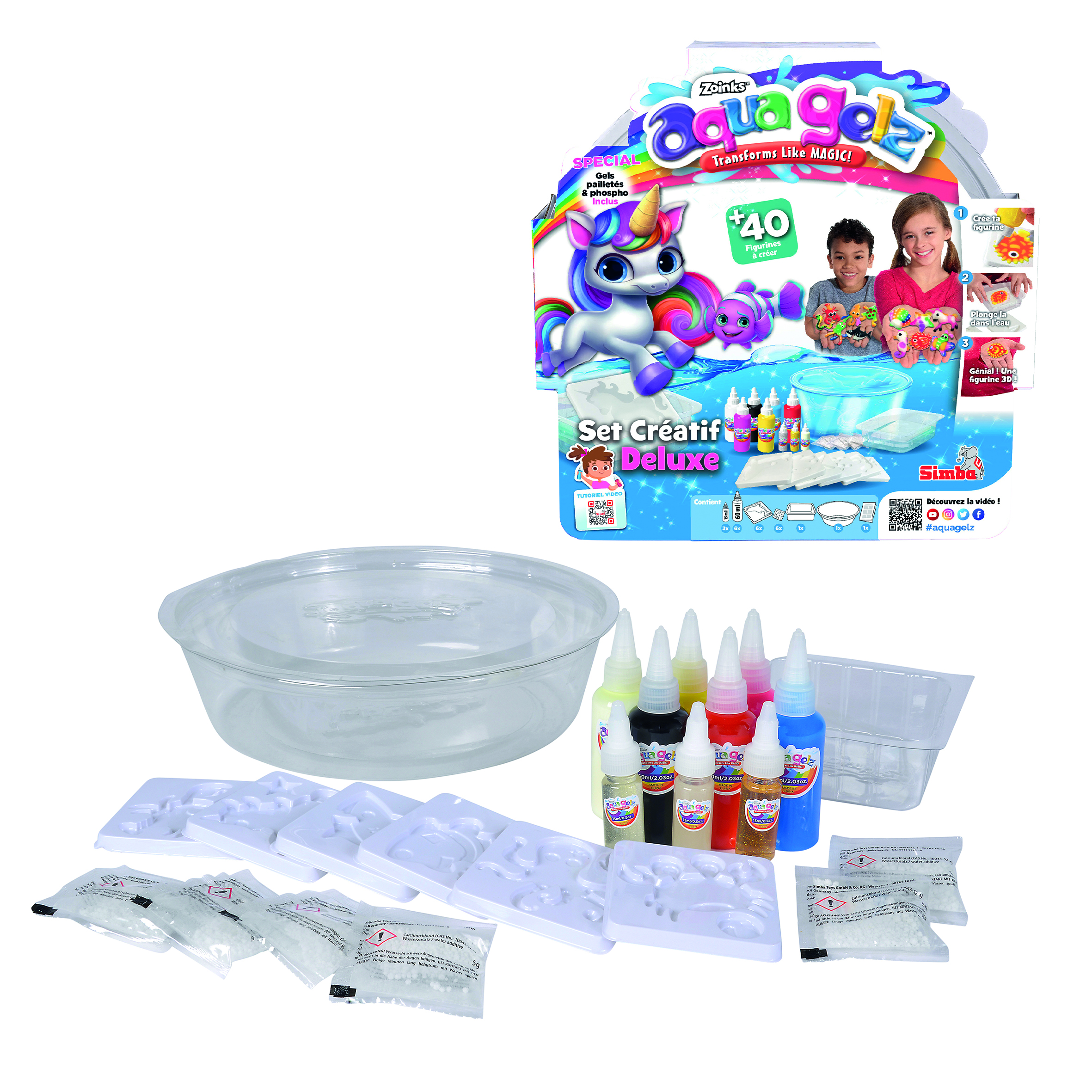 SMOBY Set créatif Deluxe Aqua Gelz pas cher 