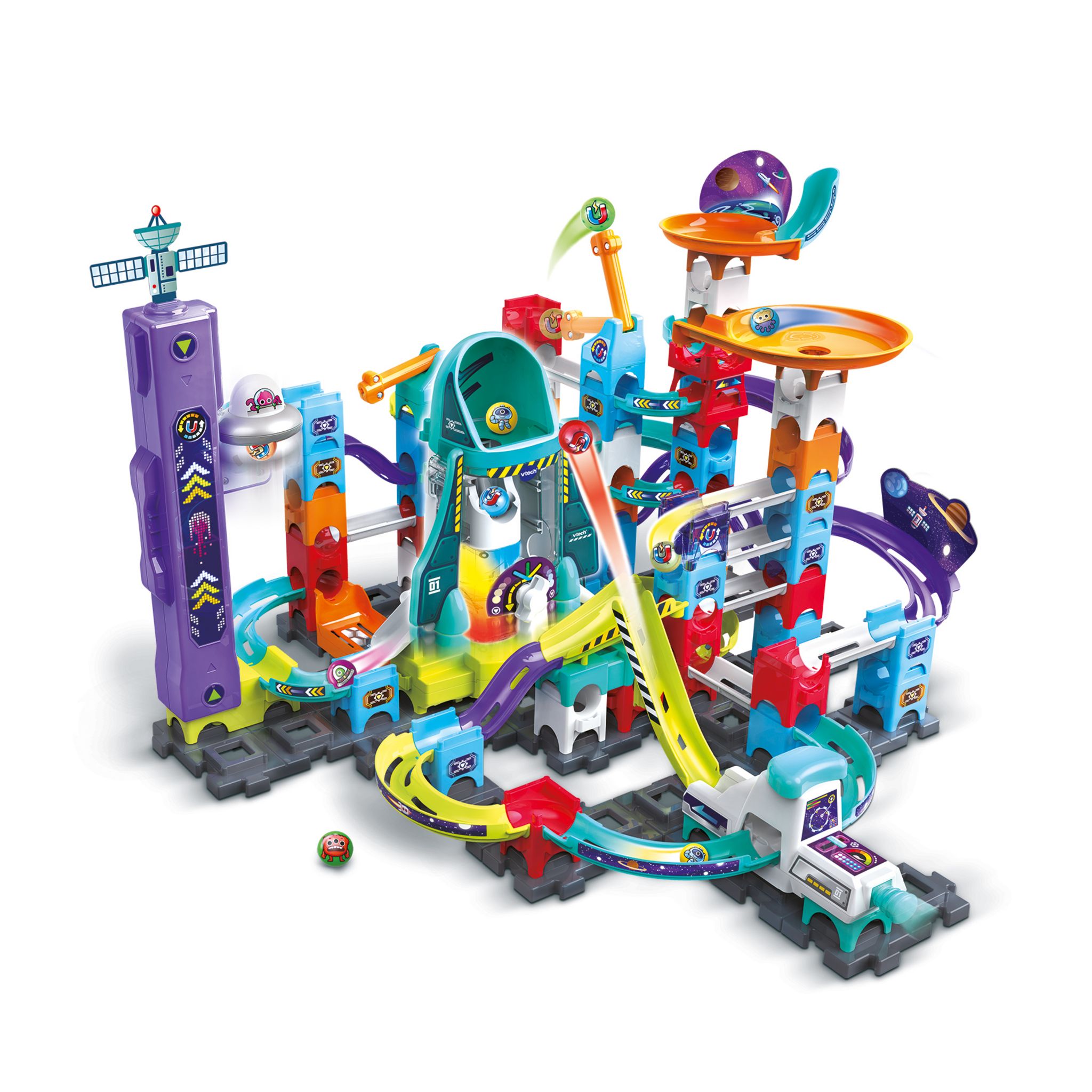 Construction circuit bille Vtech Marble Rush Super Sky Tower Set XL300E -  Construction circuit bille