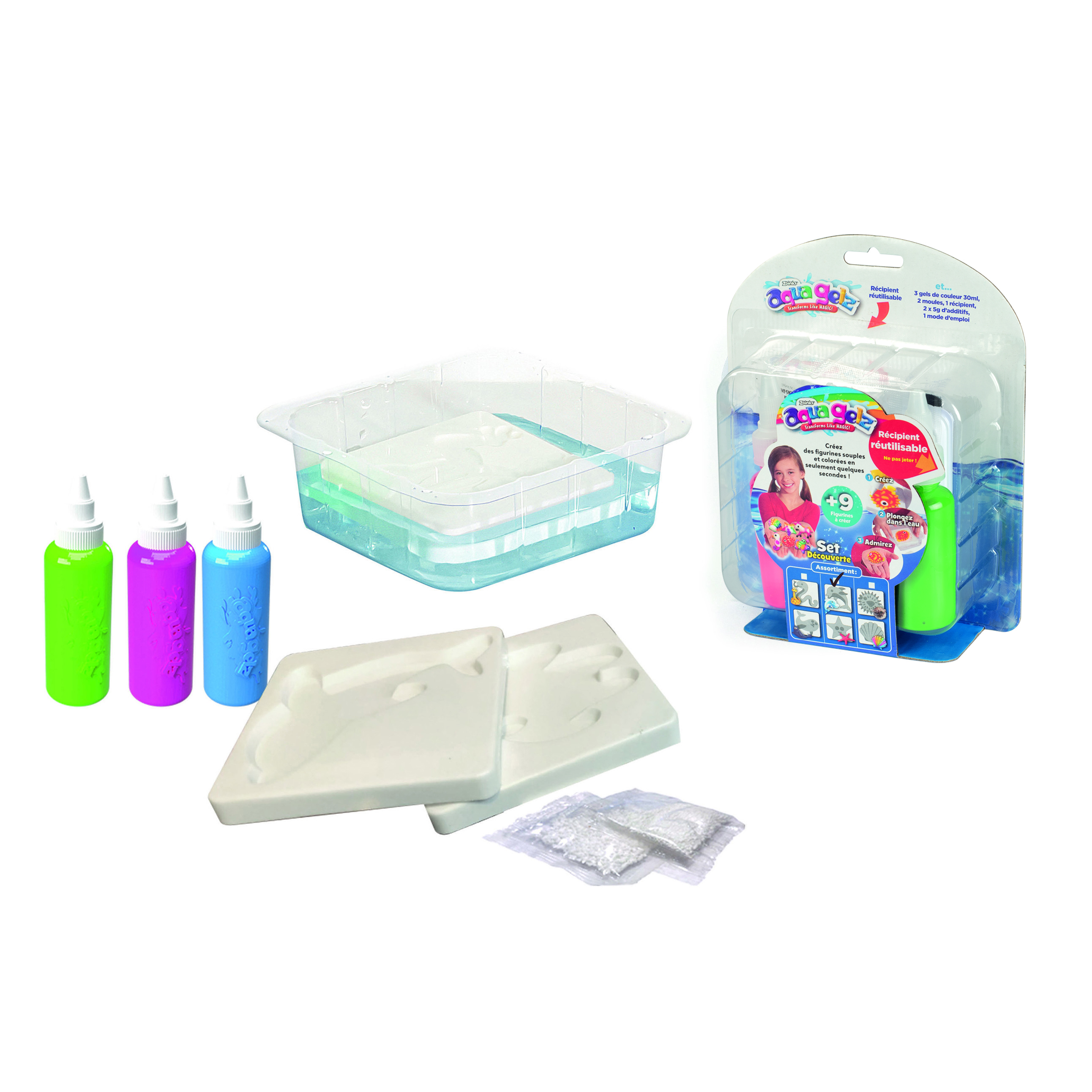 Simba Aqua Gelz Kit de Recharge de Base pour Figurines Souples en