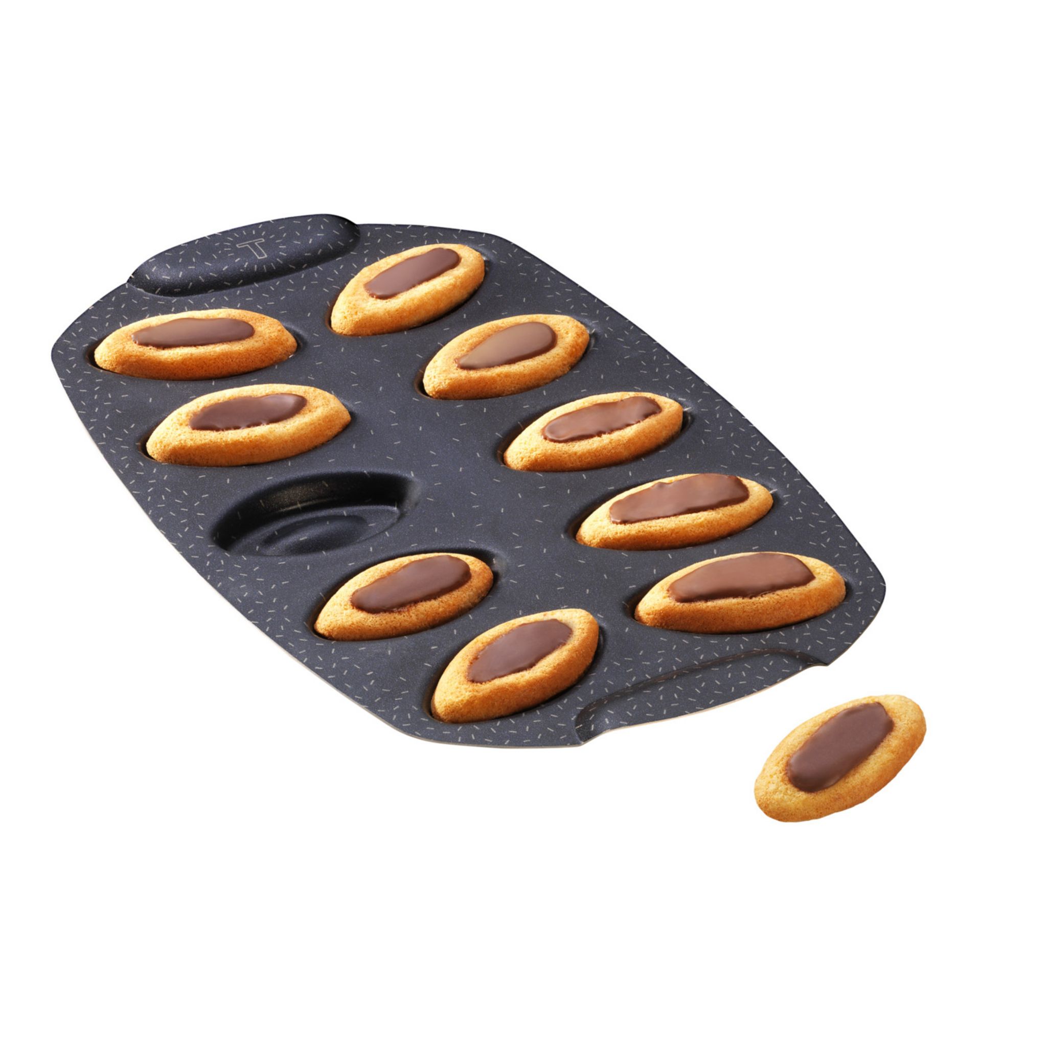 TEFAL Moule à mini madeleines aluminium recyclé PERFECTBAKE mini pas cher 