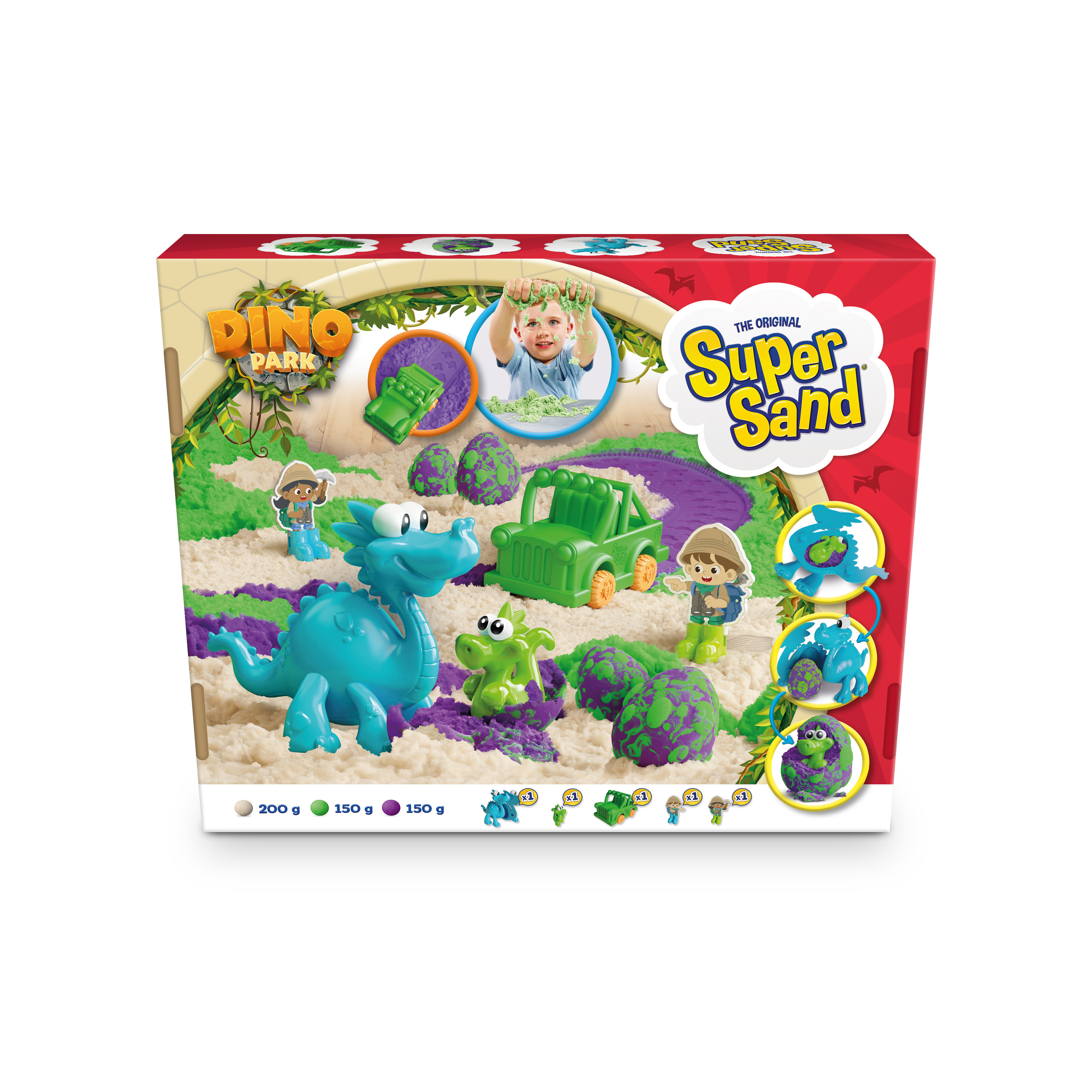 Coffret Super Sand Dino World GOLIATH : la boite à Prix Carrefour