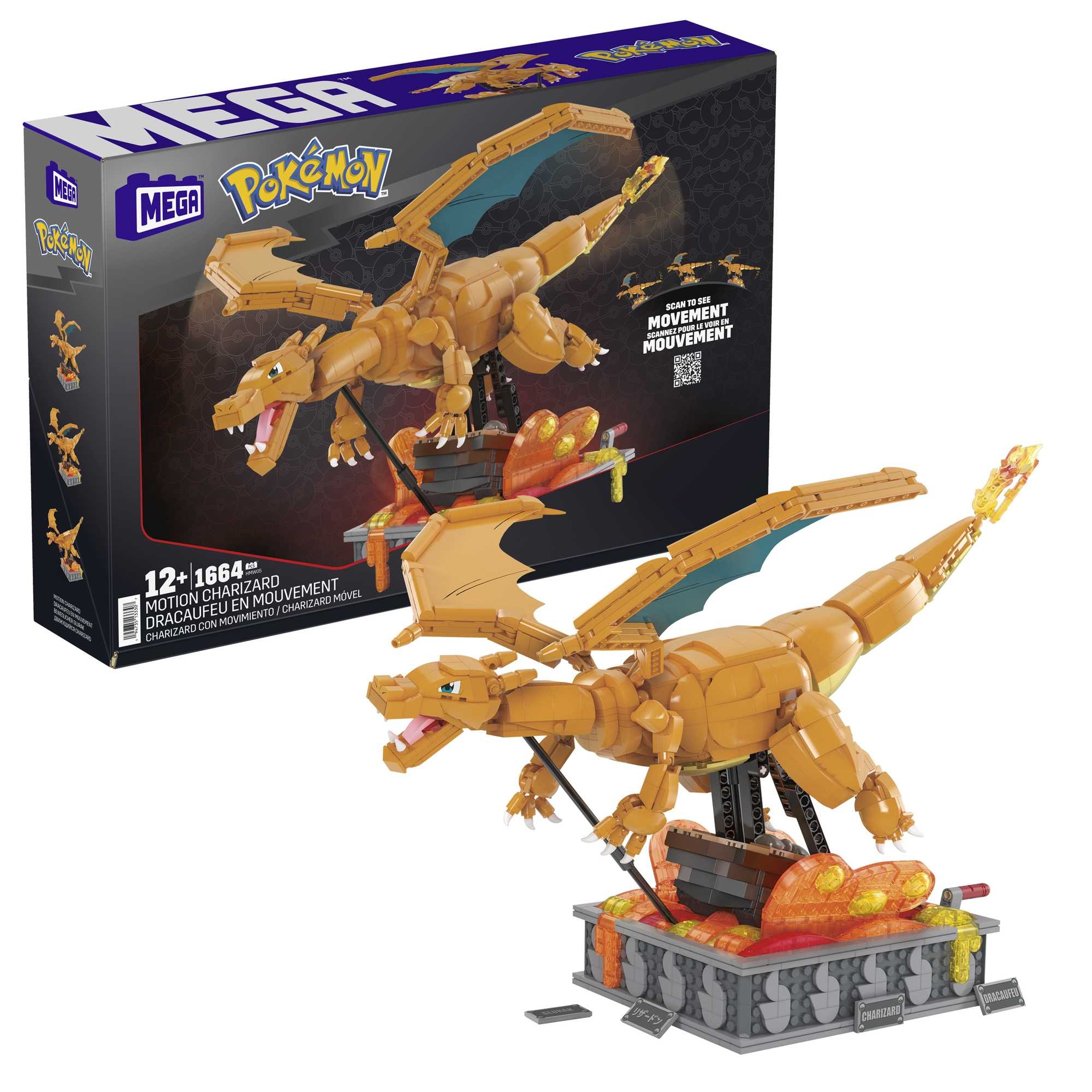 Mega construx - pokemon dracaufeu a construire - briques de construction -  des 8 ans - La Poste