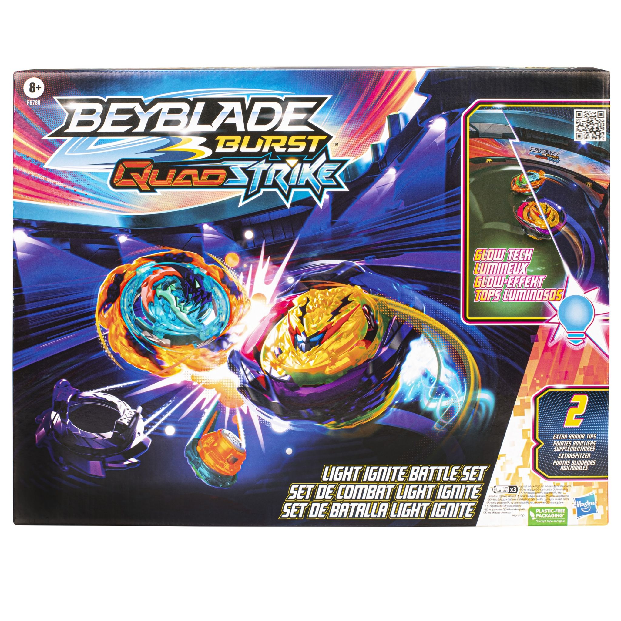 HASBRO Toupie Beyblade Burst QuadDrive Wrath Cobra C7 pas cher 