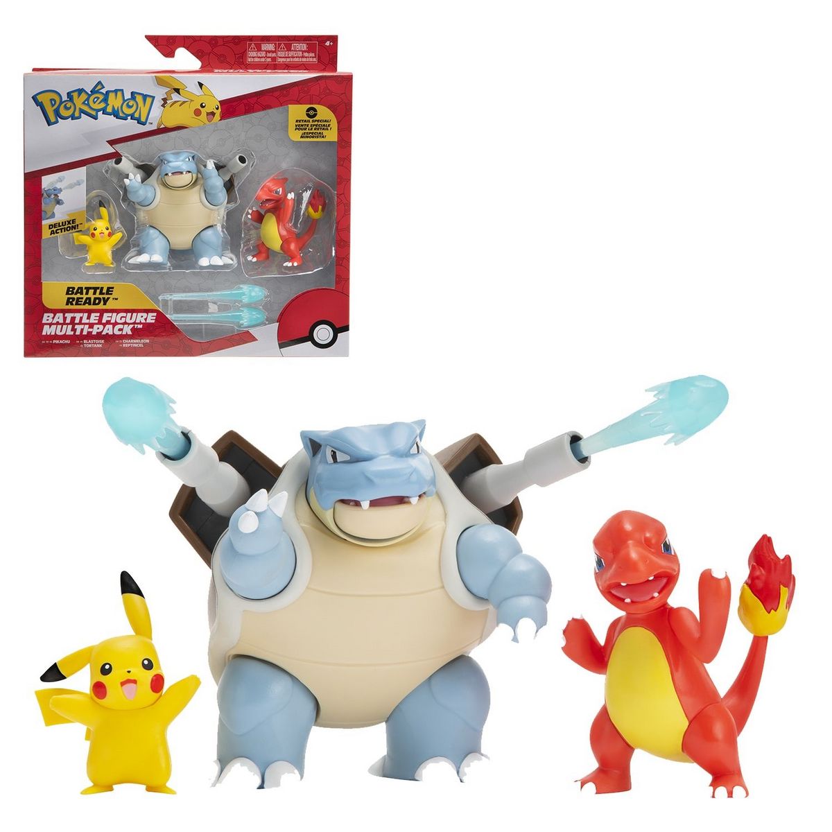 TRRY Pokémon Lot de 8 mini figurines pour fête d'anniversaire