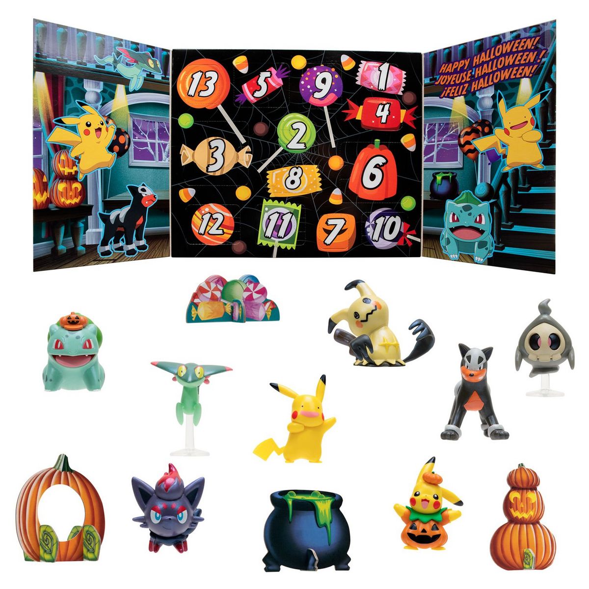 Calendrier Avent Figurines Pokémon Halloween