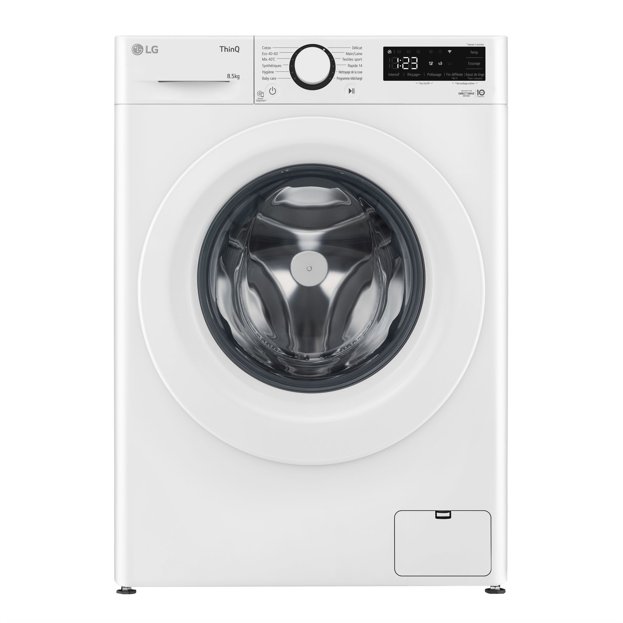 WHIRLPOOL Lave linge hublot FFBP9258SVFR, 9 kg, 1200 T/min pas cher 