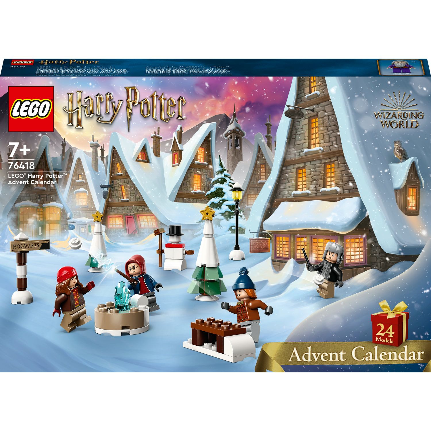 Calendrier de l'Avent LEGO City 60352 - Figurine Père Noël - Cadeau pour  Enfants