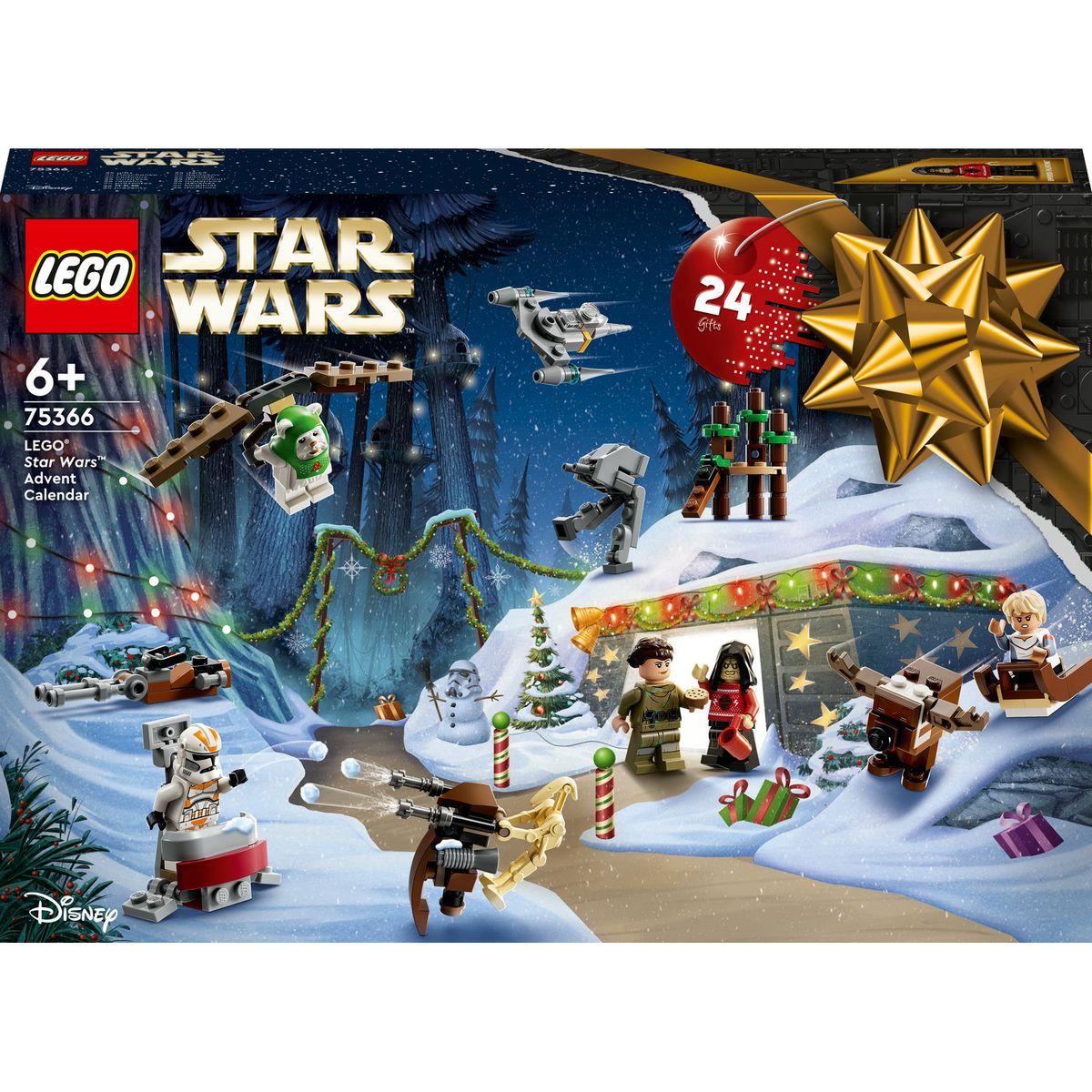 Calendrier de l'avent Lego Star Wars (via 9.6€ fidélité) - Auchan