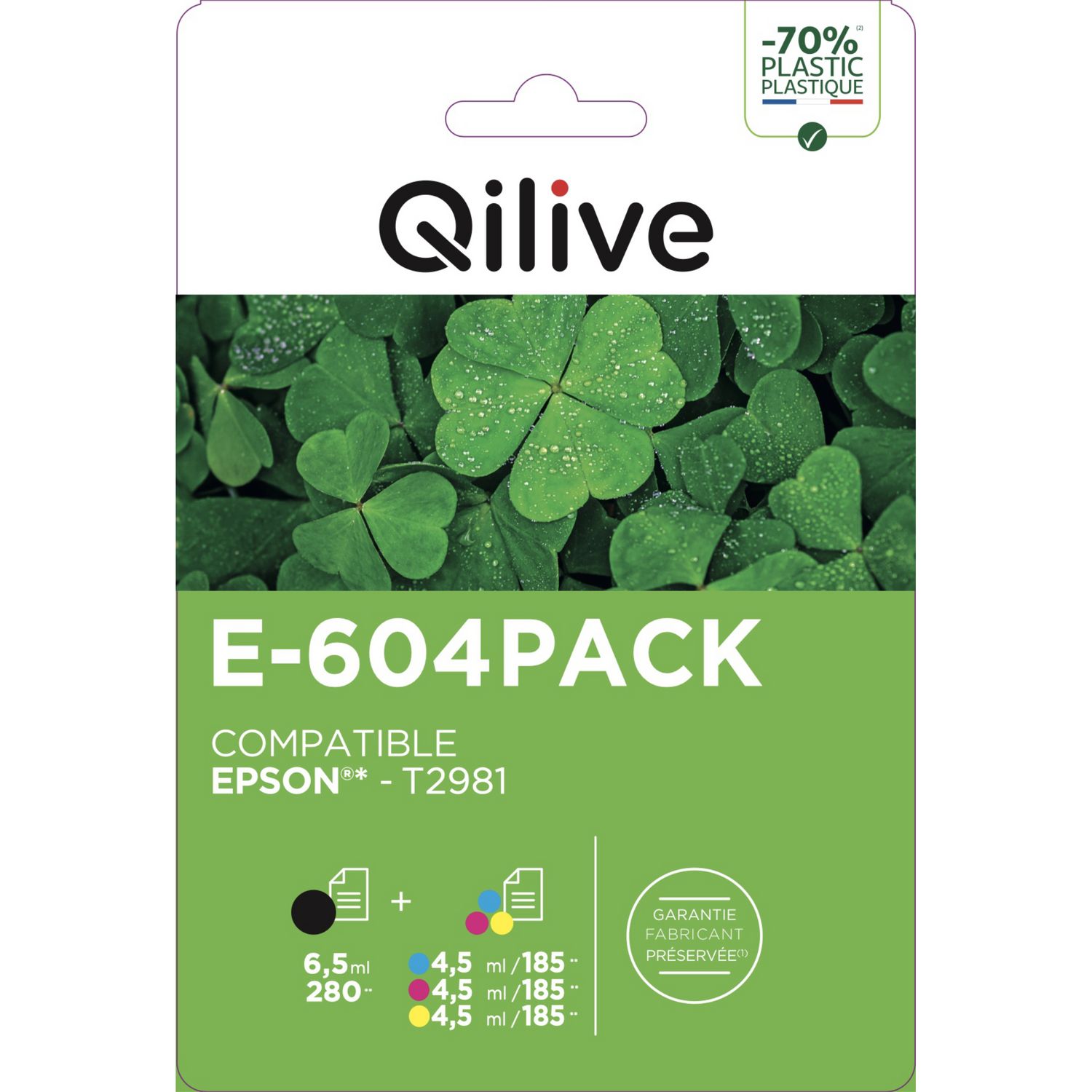 QILIVE Cartouche imprimante EPSON 604 PACK pas cher 