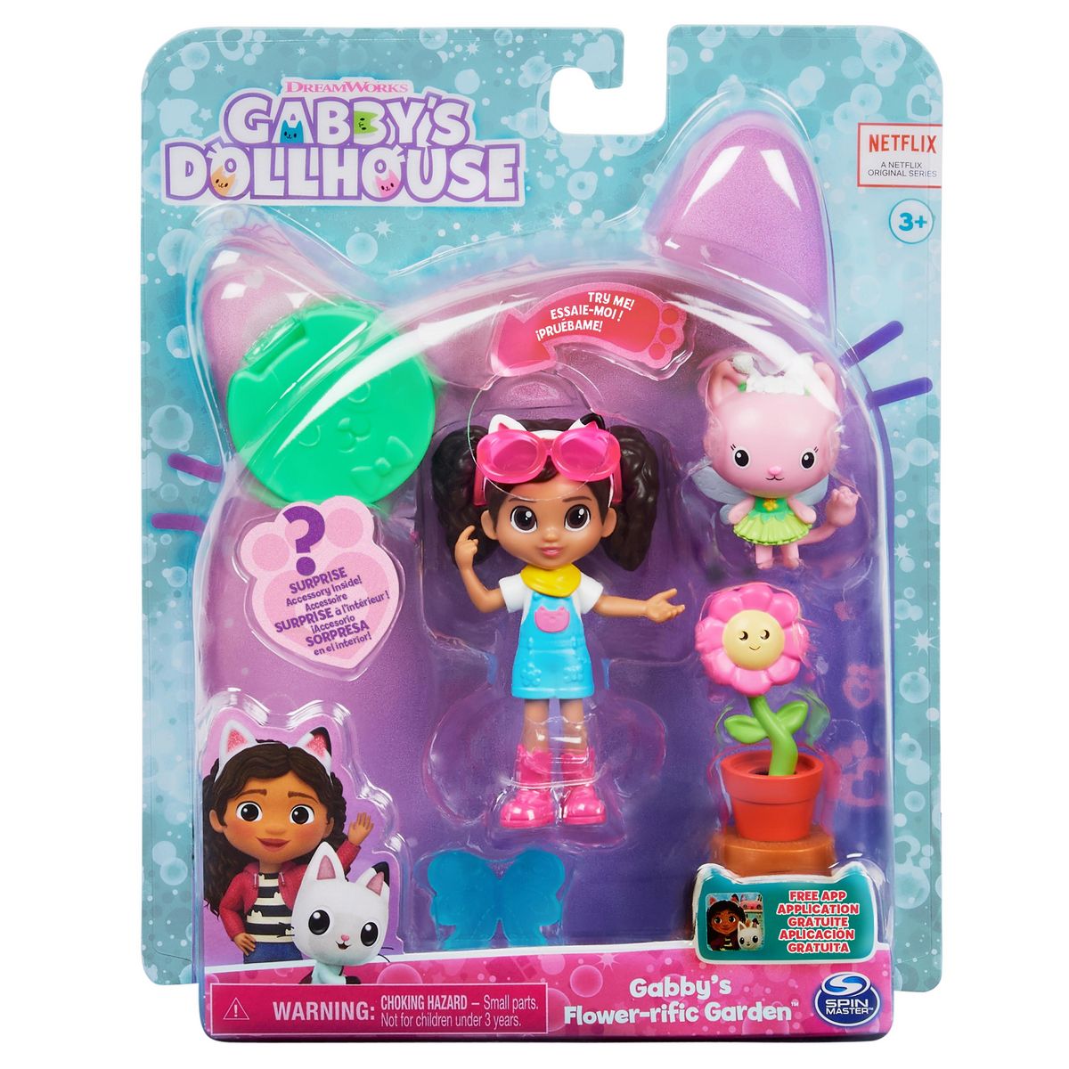 Gabby et la Maison Magique - Gabby's Dollhouse - COFFRET DE FIGURINES  DELUXE - Gabby, 6 Figurines De Chat Et 1 Accessoire Surprise - Dessin Animé