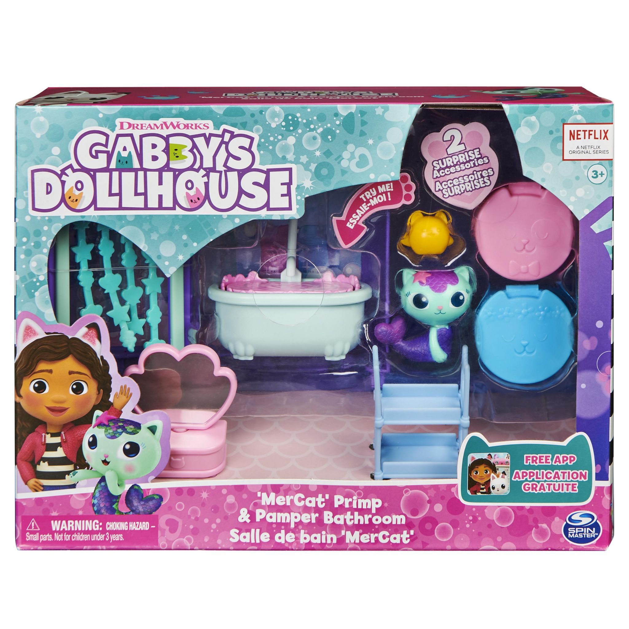 Gabby's Dollhouse – Coffret cadeau de luxe avec 7 figurines et accessoire  surprise, jouets pour enfants à partir de 3 ans