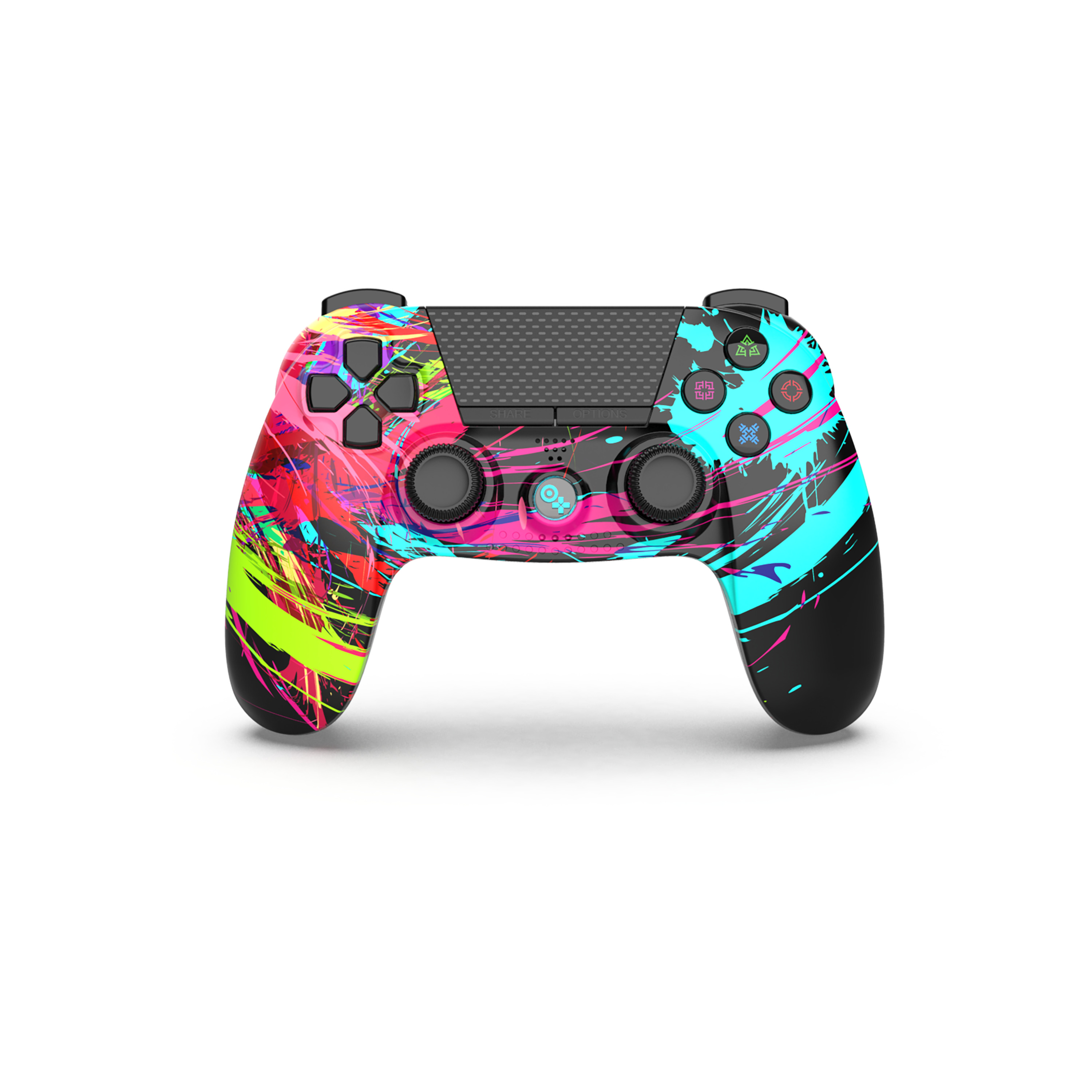 PROXIMA Manette Bluetooth Camouflage Bleu PS4 pas cher 