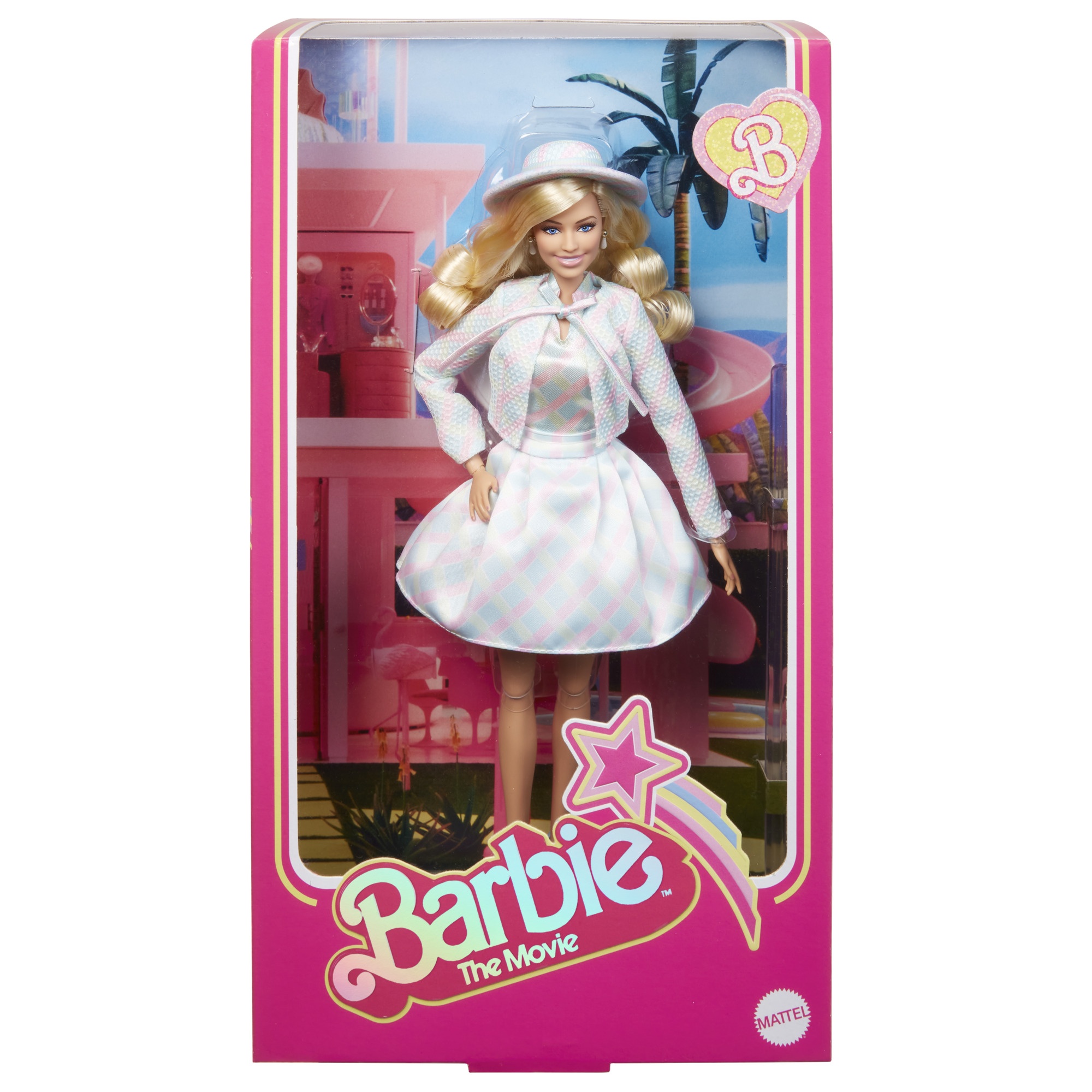 MATTEL Poupée Barbie Le Film - Tenue à carreaux pas cher 