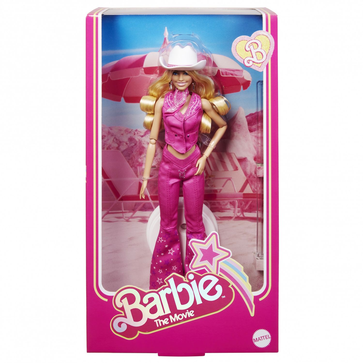 Barbie poupée articulée brune Mattel