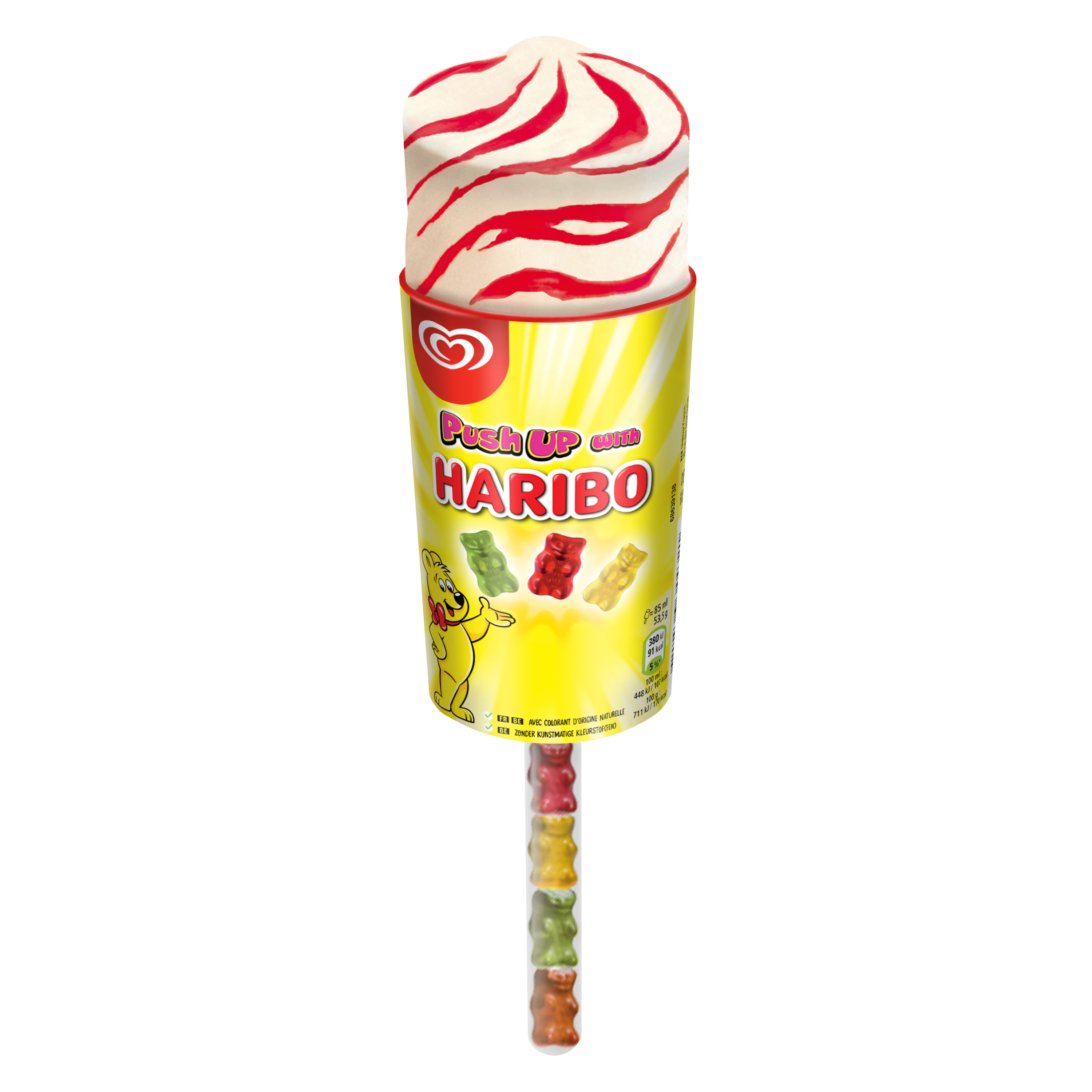 MIKO Glace push up Haribo 54g pas cher - Auchan.fr