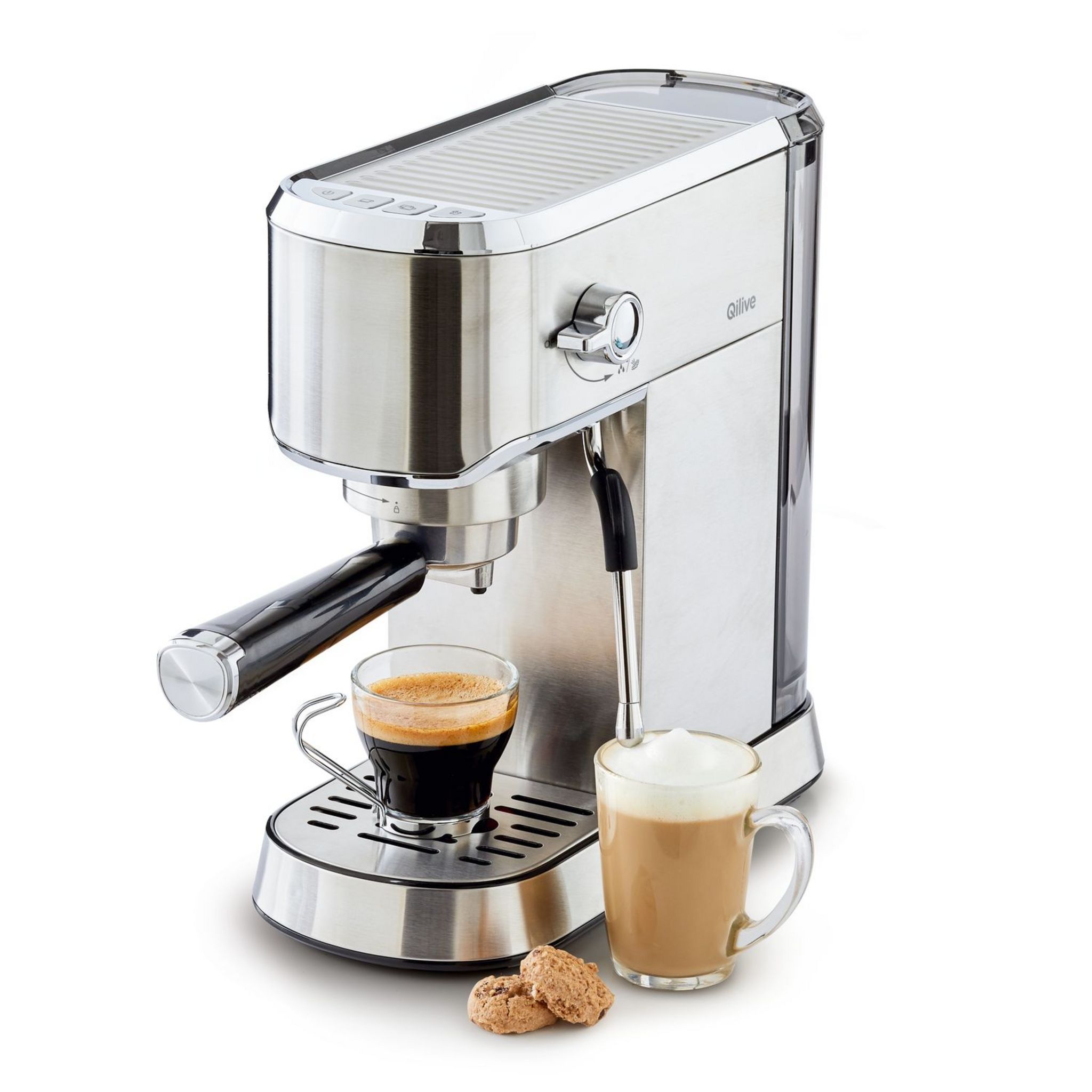 QILIVE Machine à café expresso 3 en 1 Q.5720 - Blanc pas cher 
