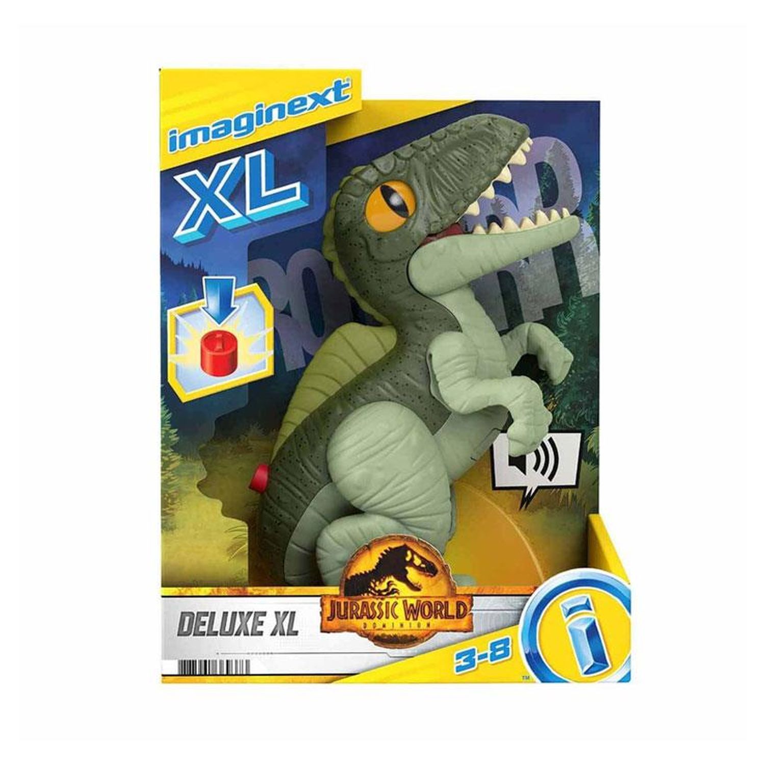 Imaginext - mega dino terreur - figurine d'action 1er age - 3 ans et +  FISHER PRICE Pas Cher 