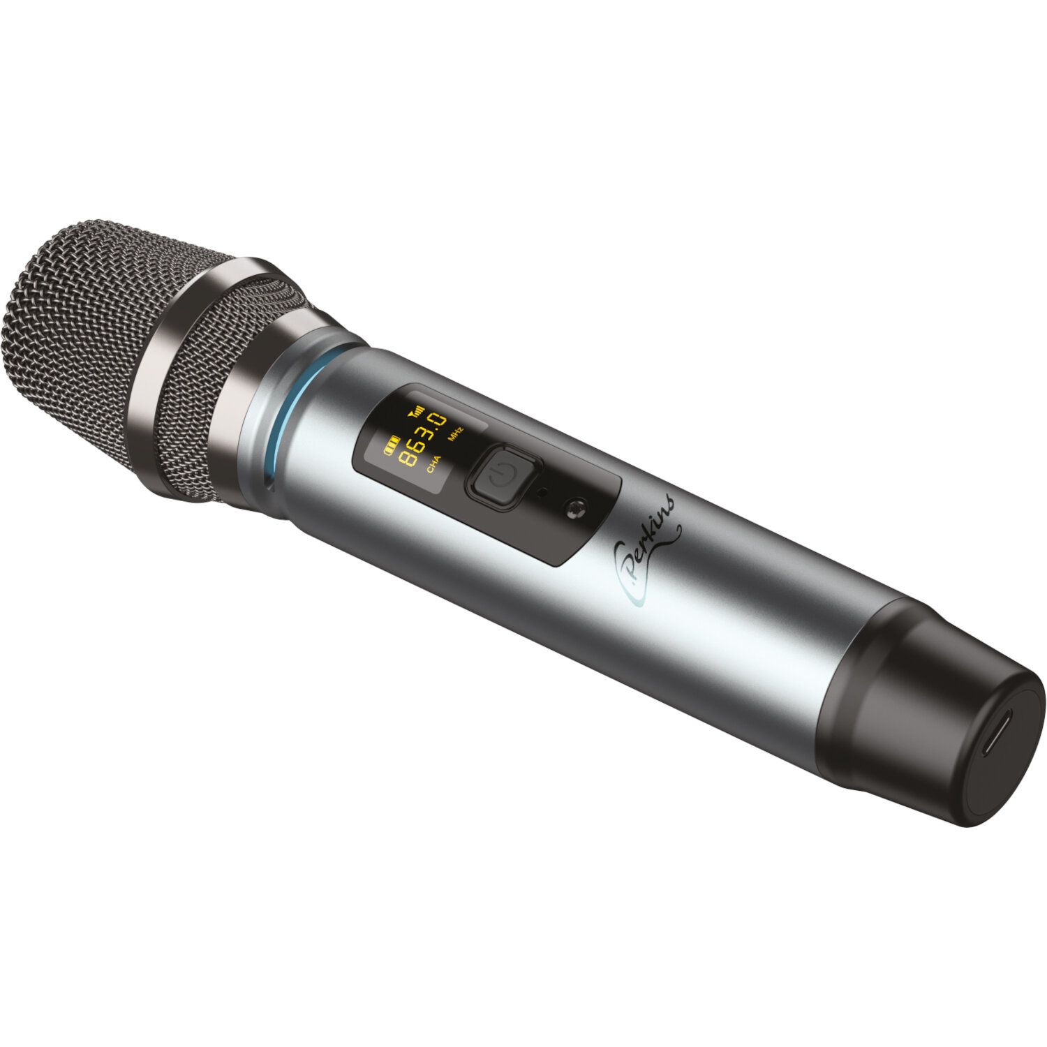 C.PERKINS Microphone sans fil Roady FL- Noir et Bleu pas cher 