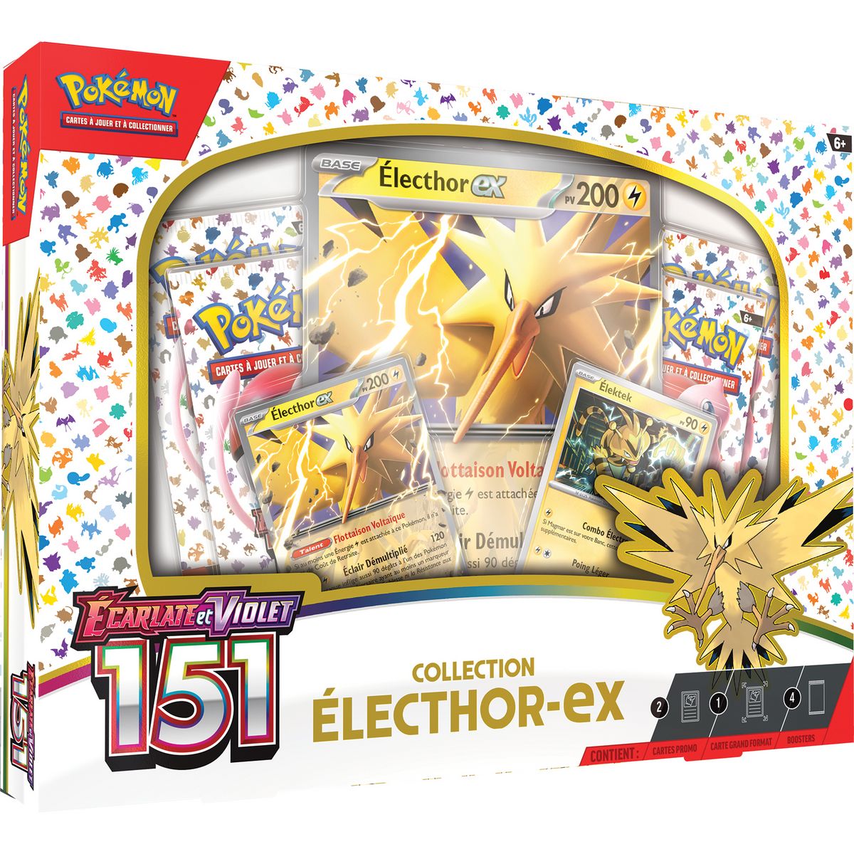 POKEMON Coffret cartes Pokémon Collection Electhor-Ex 151 pas cher 