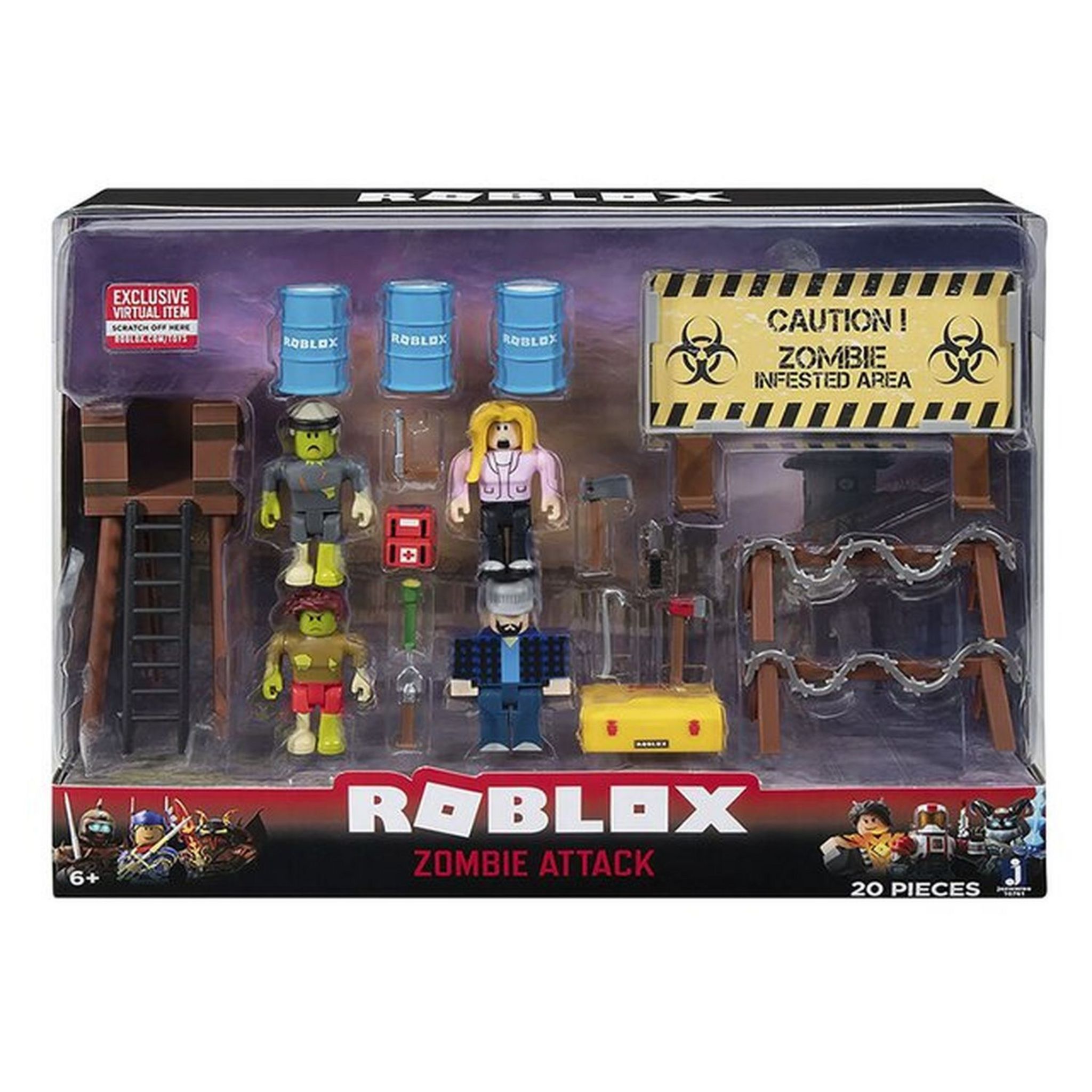 JAZWARES Pack 2 Figurines Roblox Game pas cher 