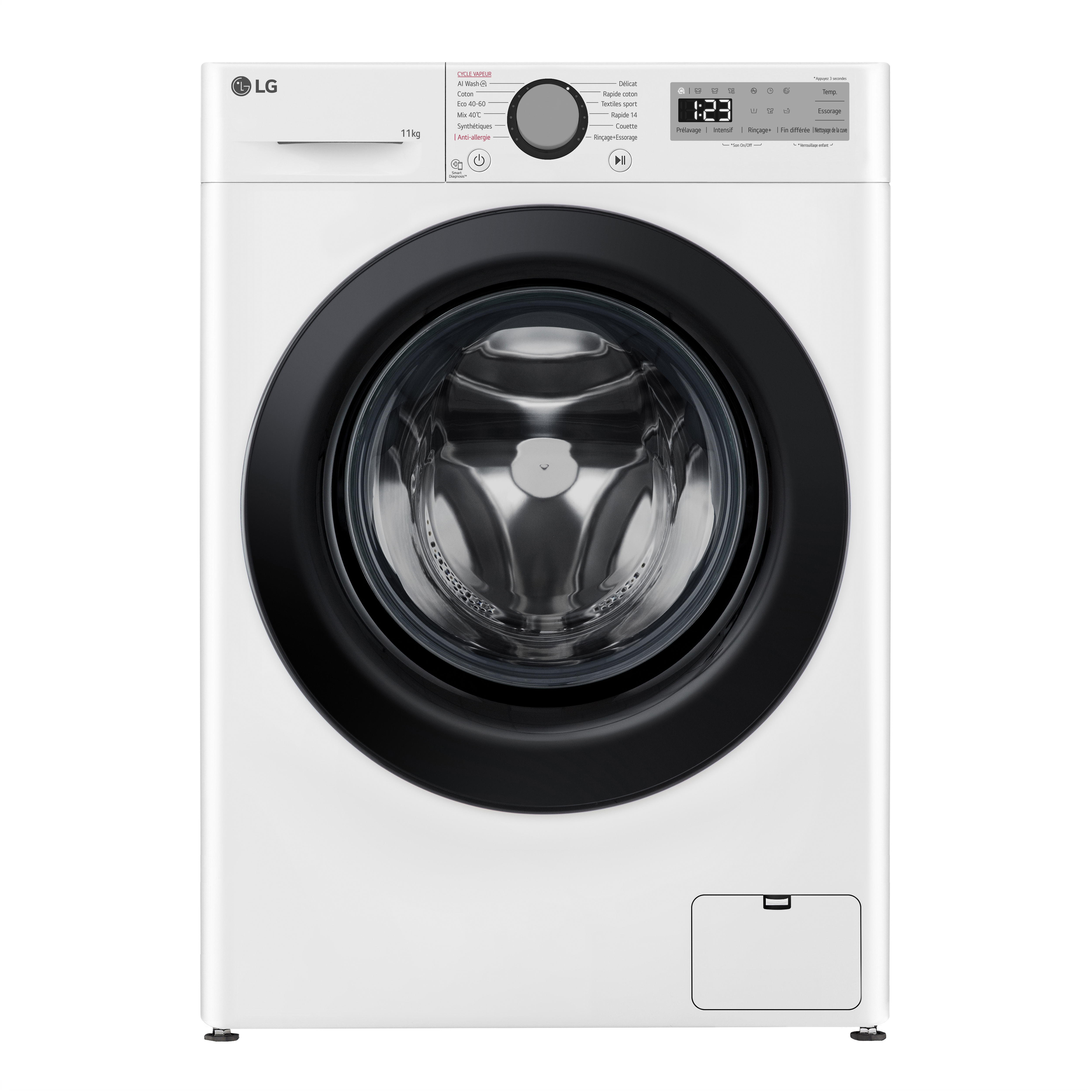 CANDY Lave linge hublot CSS1413TWMRE-47, 13 kg, 1400 T/min, Moteur à  induction, A pas cher 