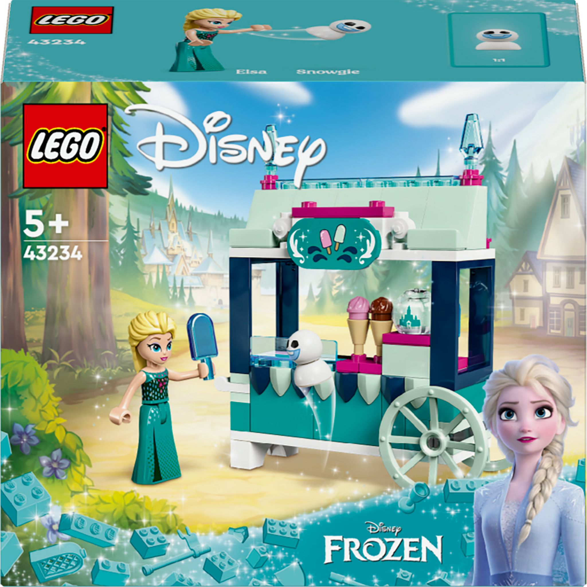 LEGO Disney Princess 43211 Le château d'Aurore, Jouet pour Filles et  Garçons 4 Ans, Figurines Belle au Bois Dormant, Prince Philippe et  Mini-Poupée Maléfique pas cher 