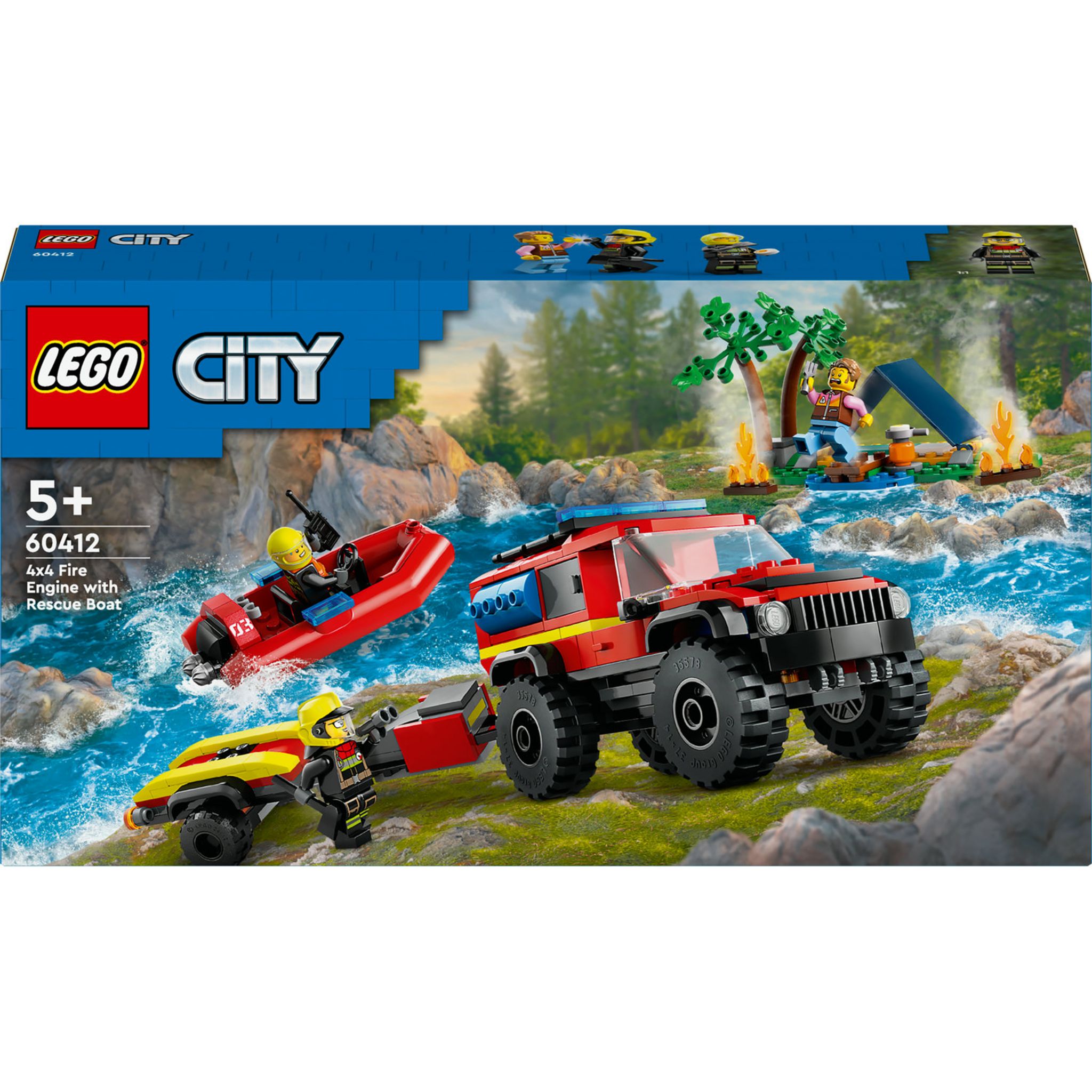 LEGO City 4208 - Le camion de pompier tout-terrain - DECOTOYS