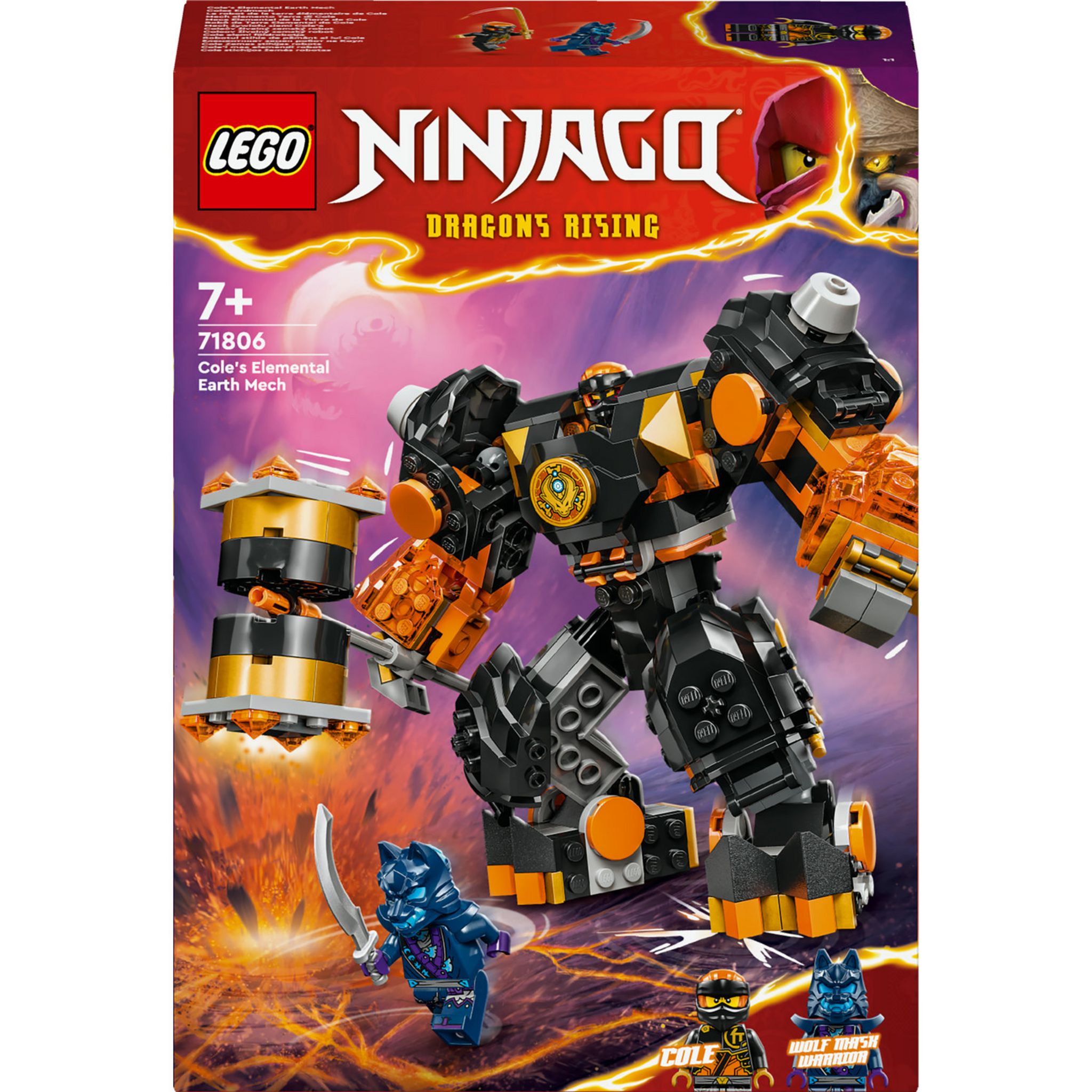 LEGO NINJAGO 71796 - Le Dragon Élémentaire contre le Robot de  l'Impératrice, Grand Jouet de Construction avec Figurines et 6  Minifigurines Ninja pas cher 